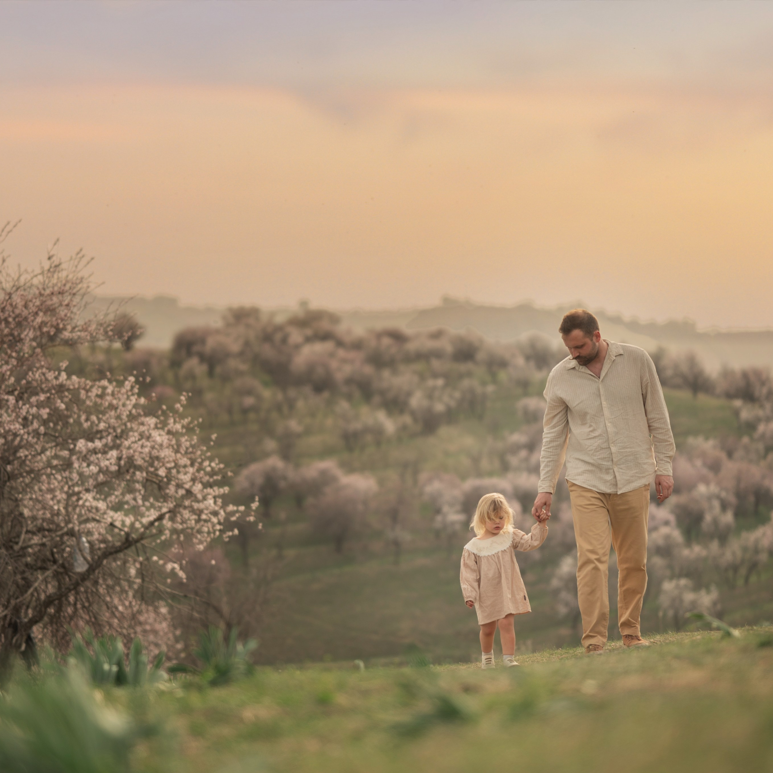 В цветущих садах миндаля…