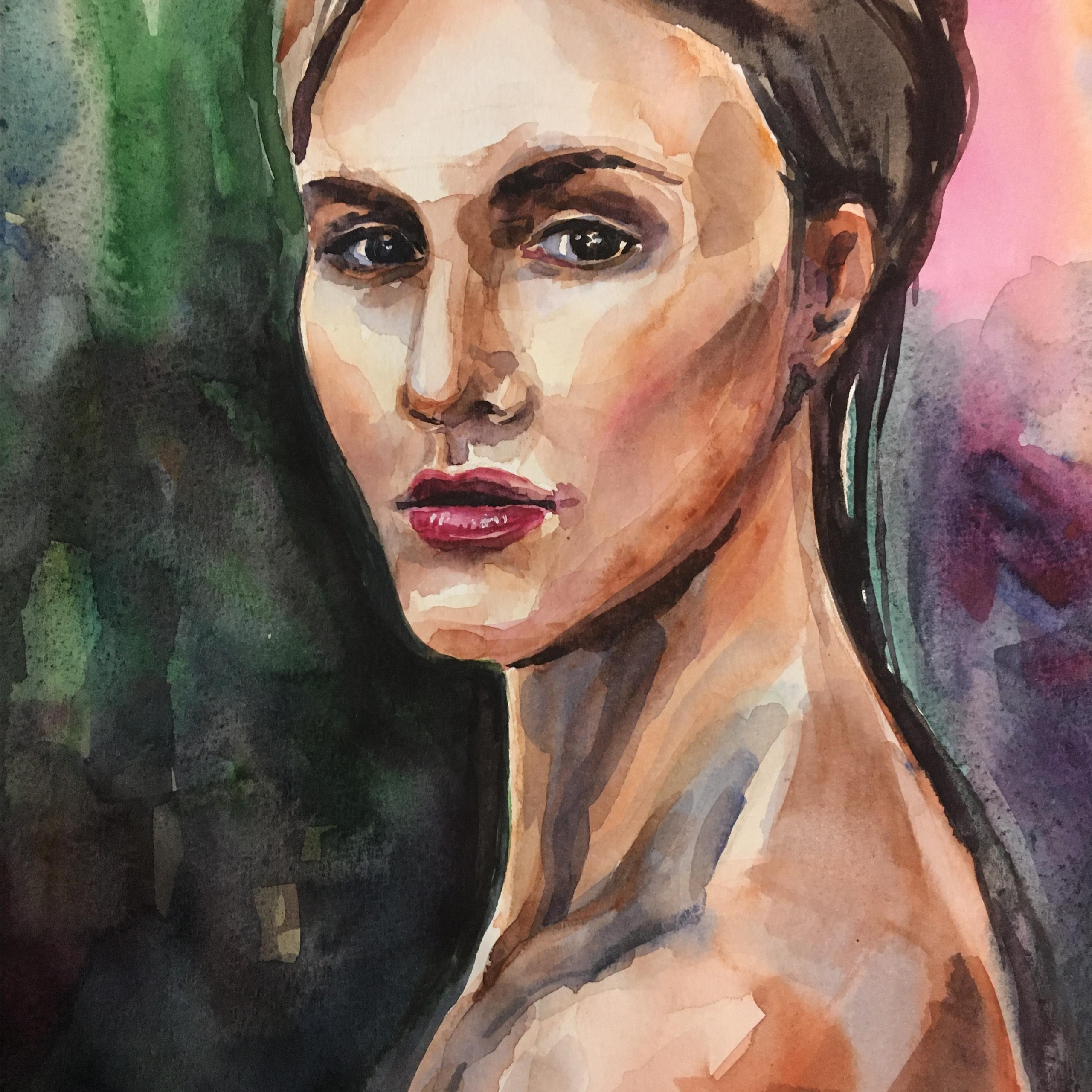 Портреты акварелью