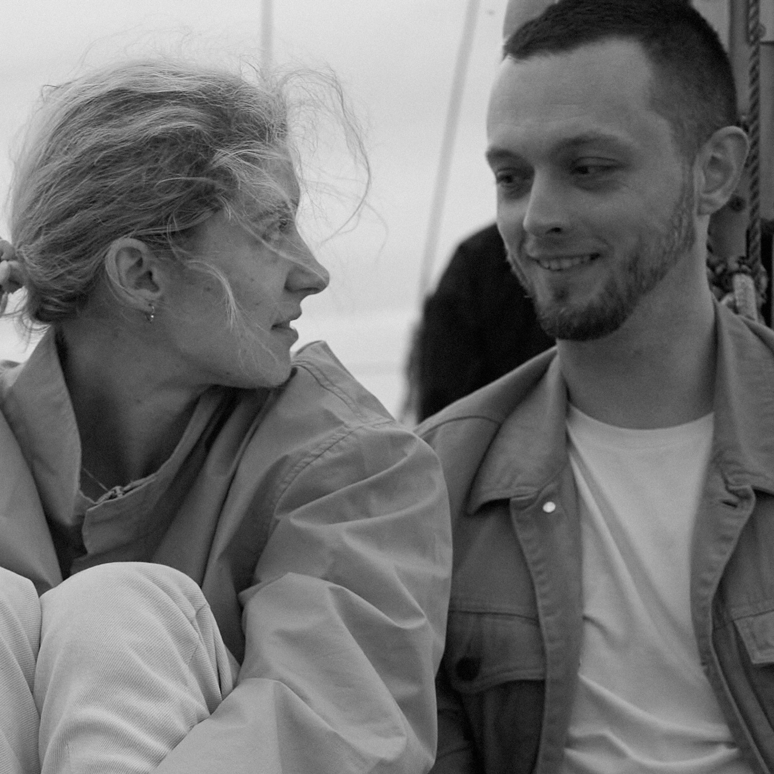 CLOUDY DAY ON A YACHT