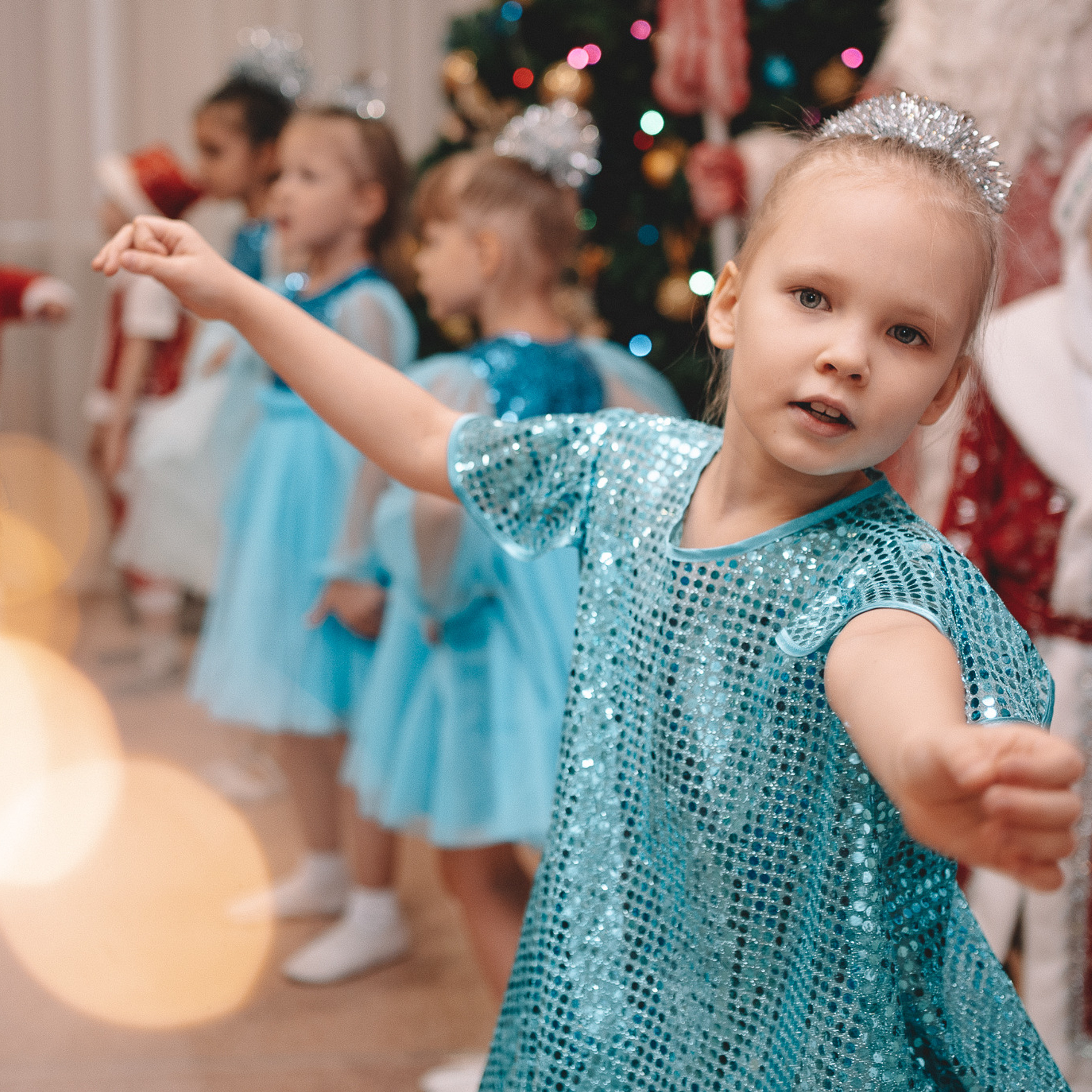 Новогодний утренник, д/с 7 группа «Смешарики»