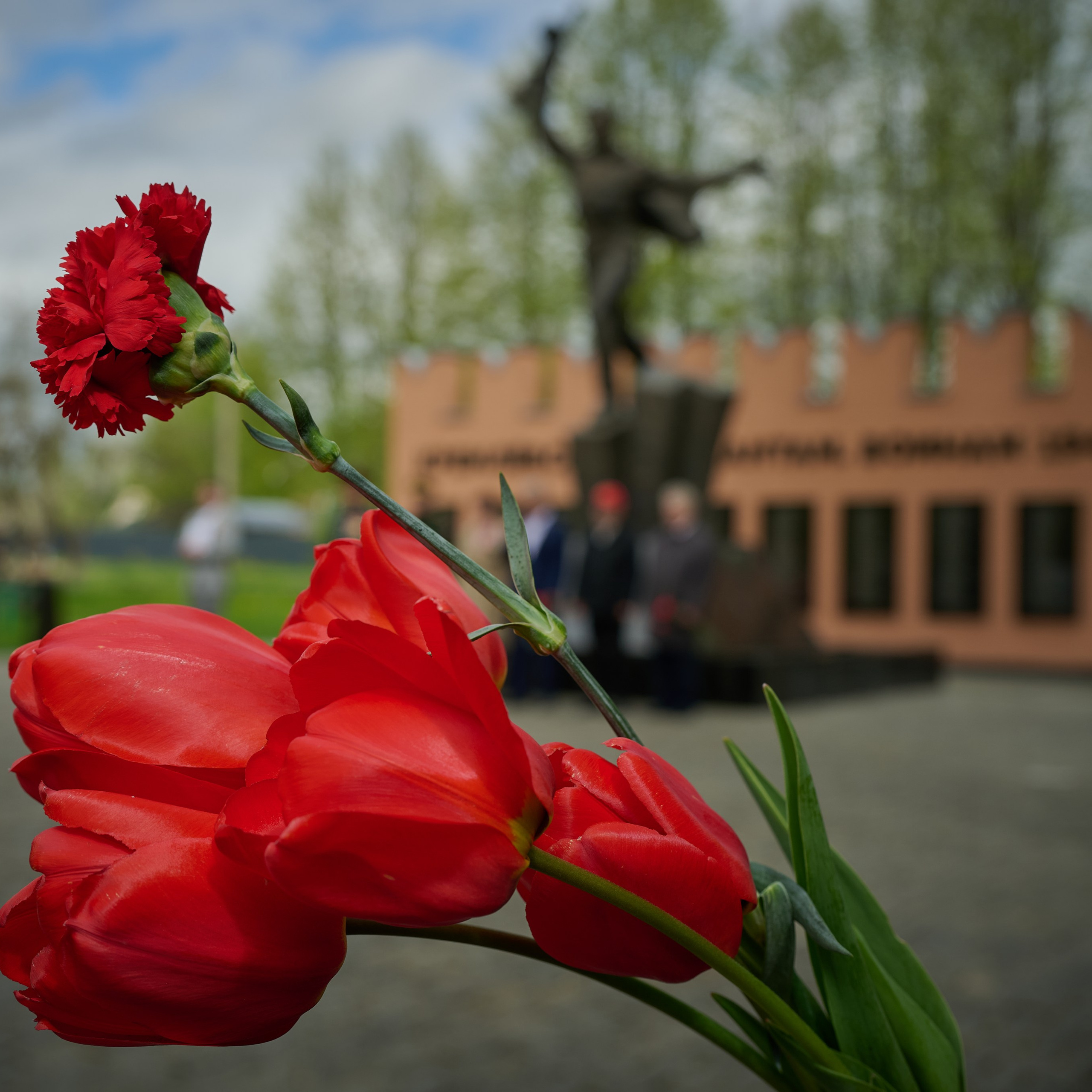 Митинг памяти подвигу Кремлевских курсантов. Ярополец