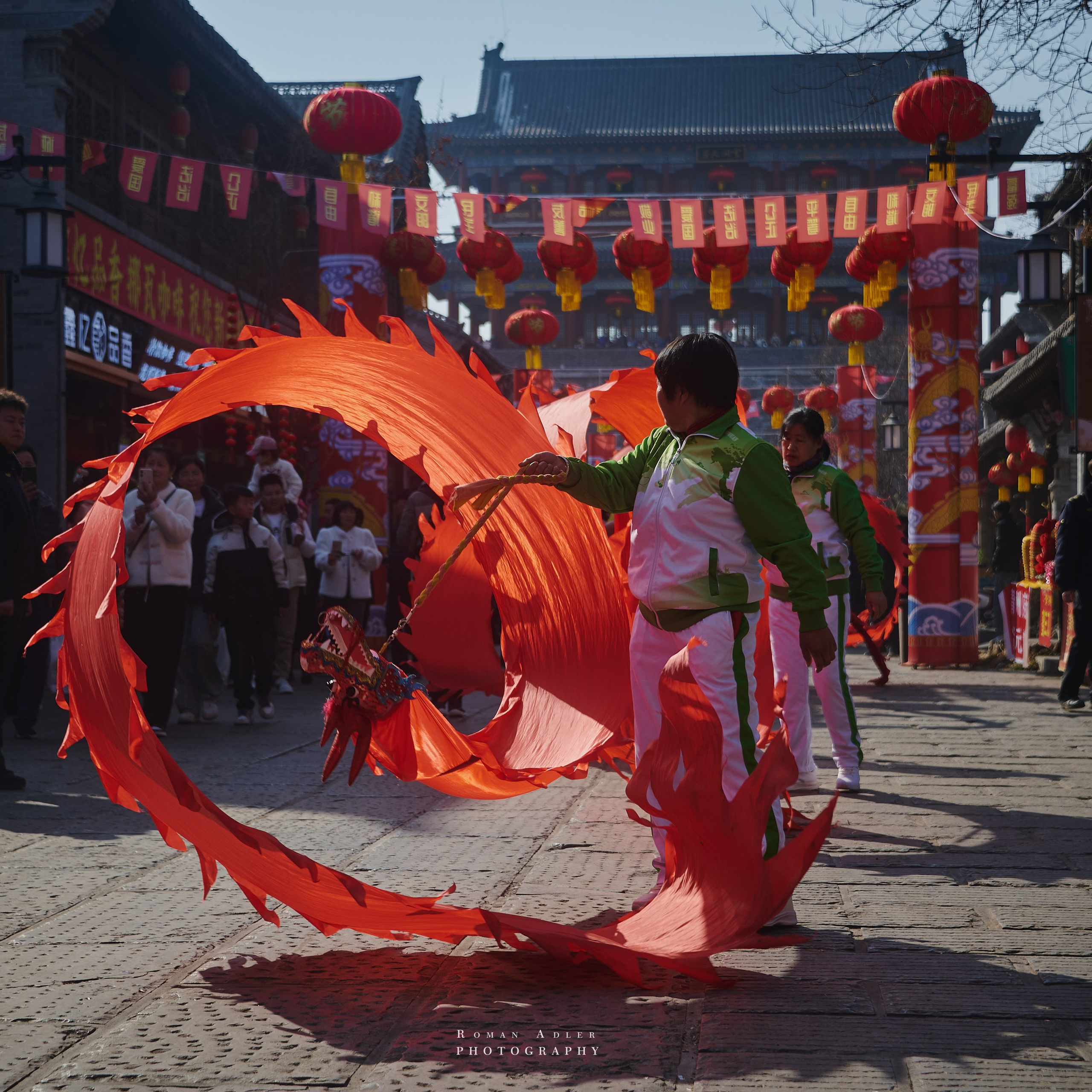 Новогодний парад в Цинчжоу