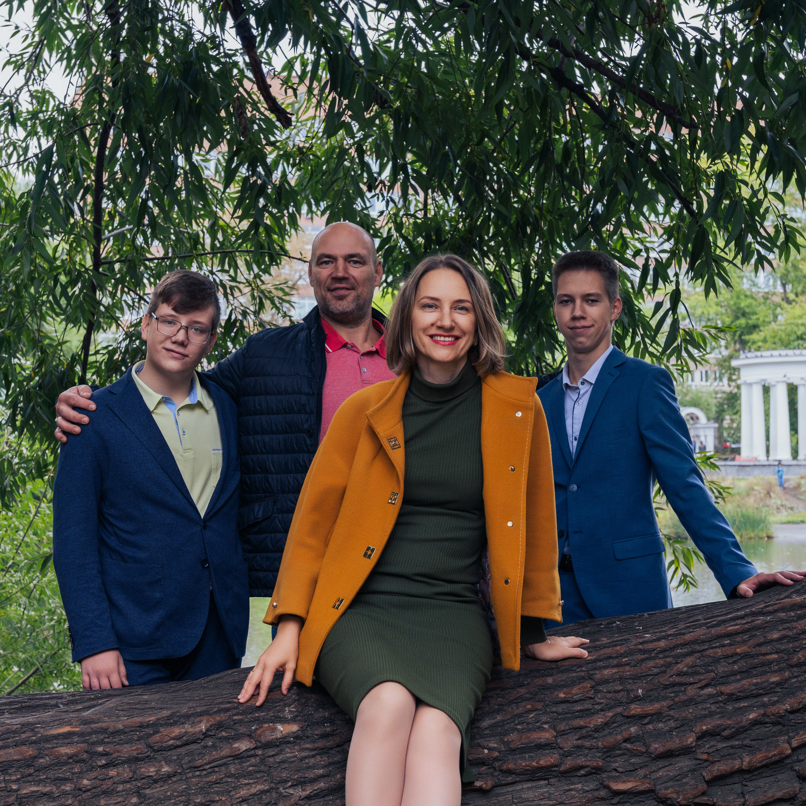 Татьяна с семьёй