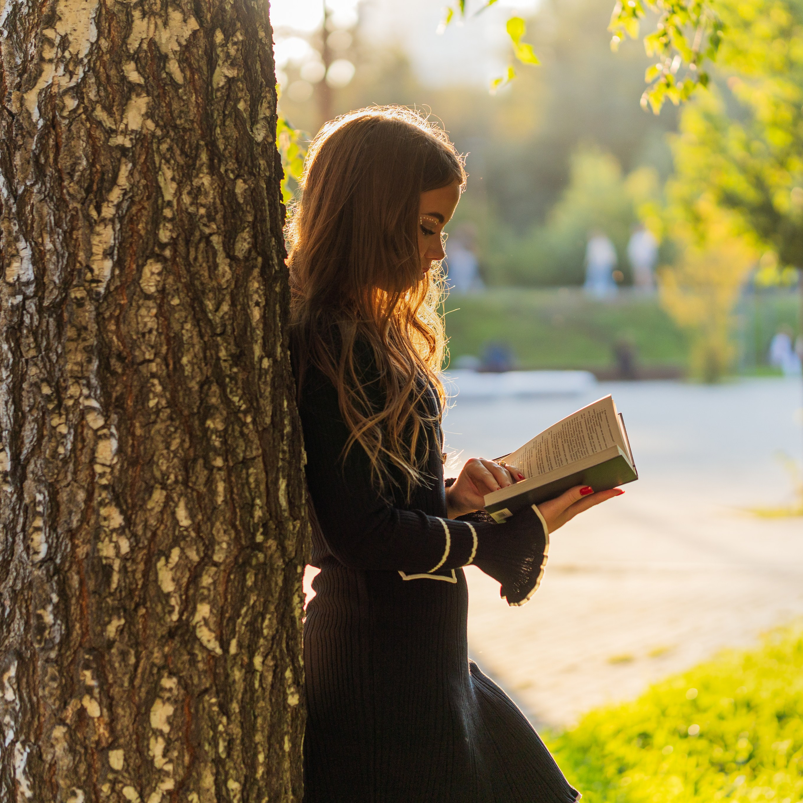 Анастасия в дендропарке