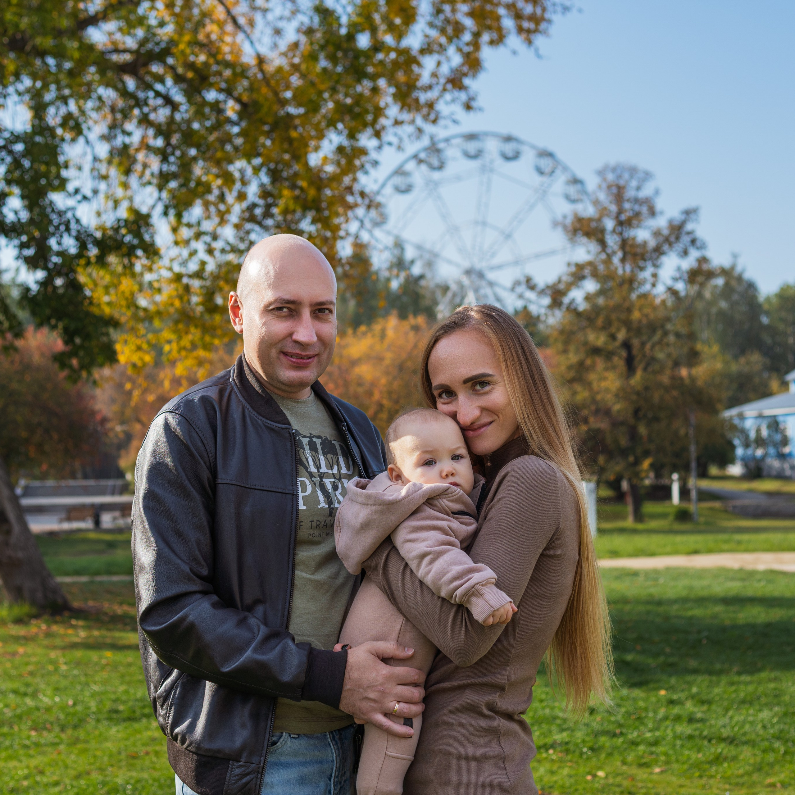 Ольга с семьёй