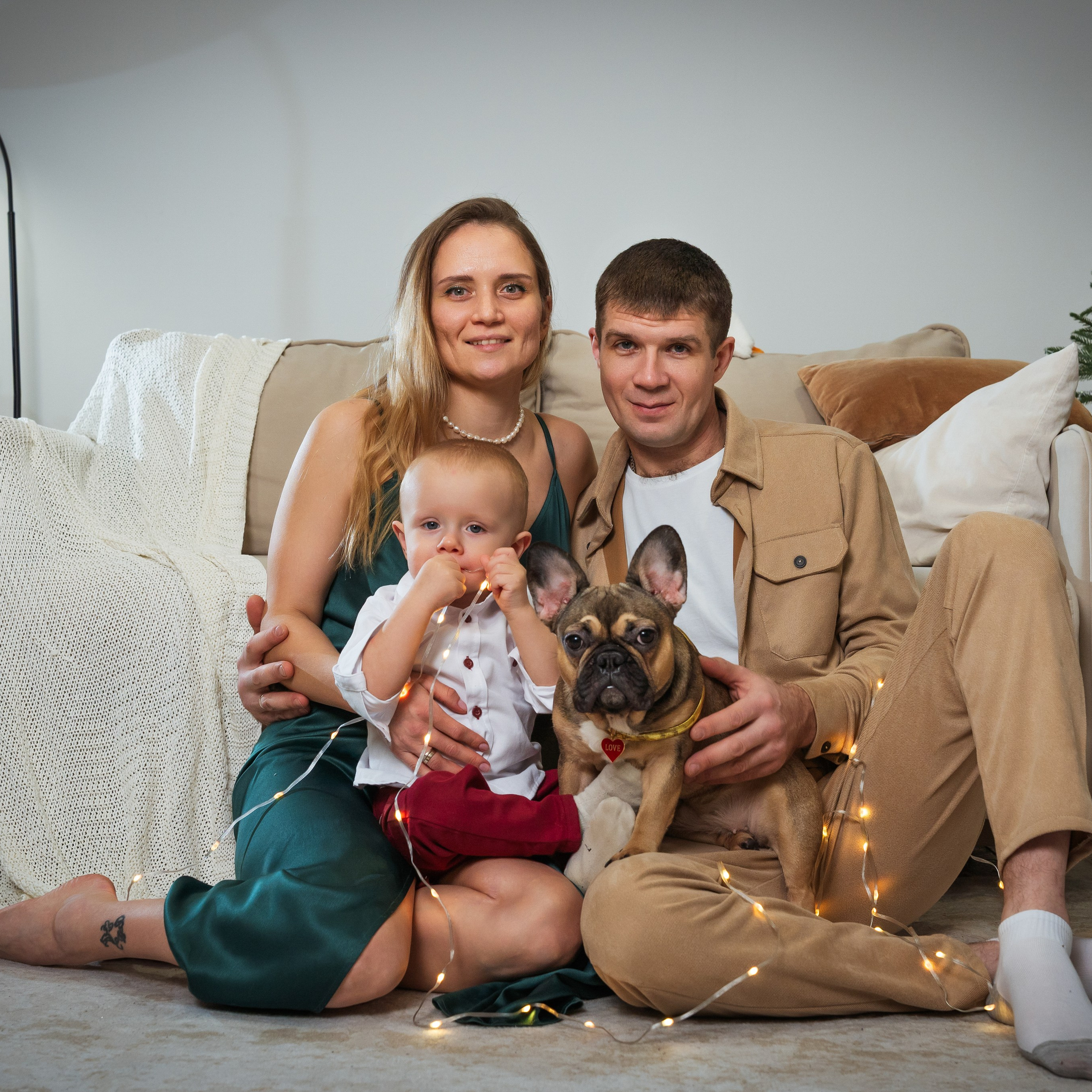 Екатерина с семьёй