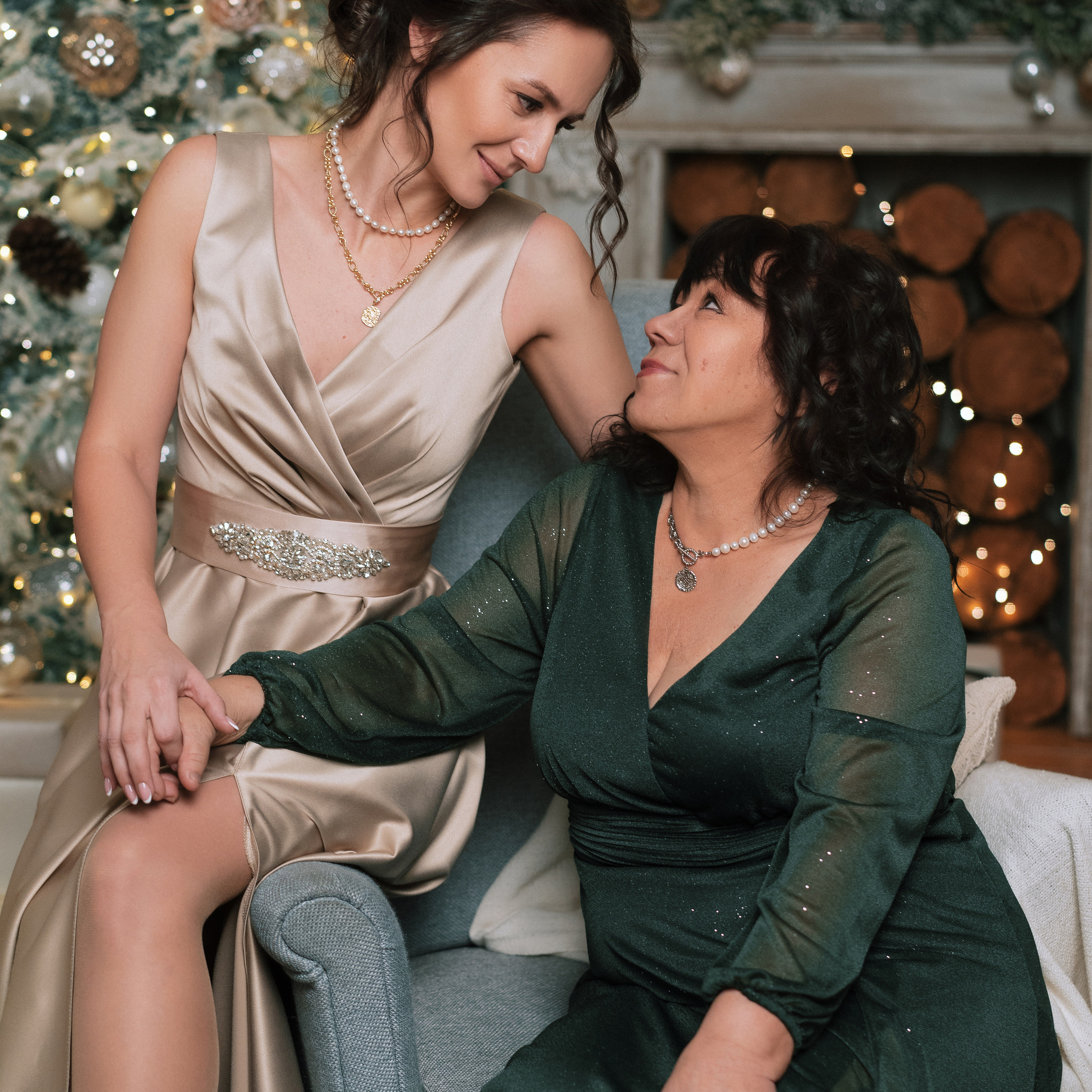 Арина с мамой