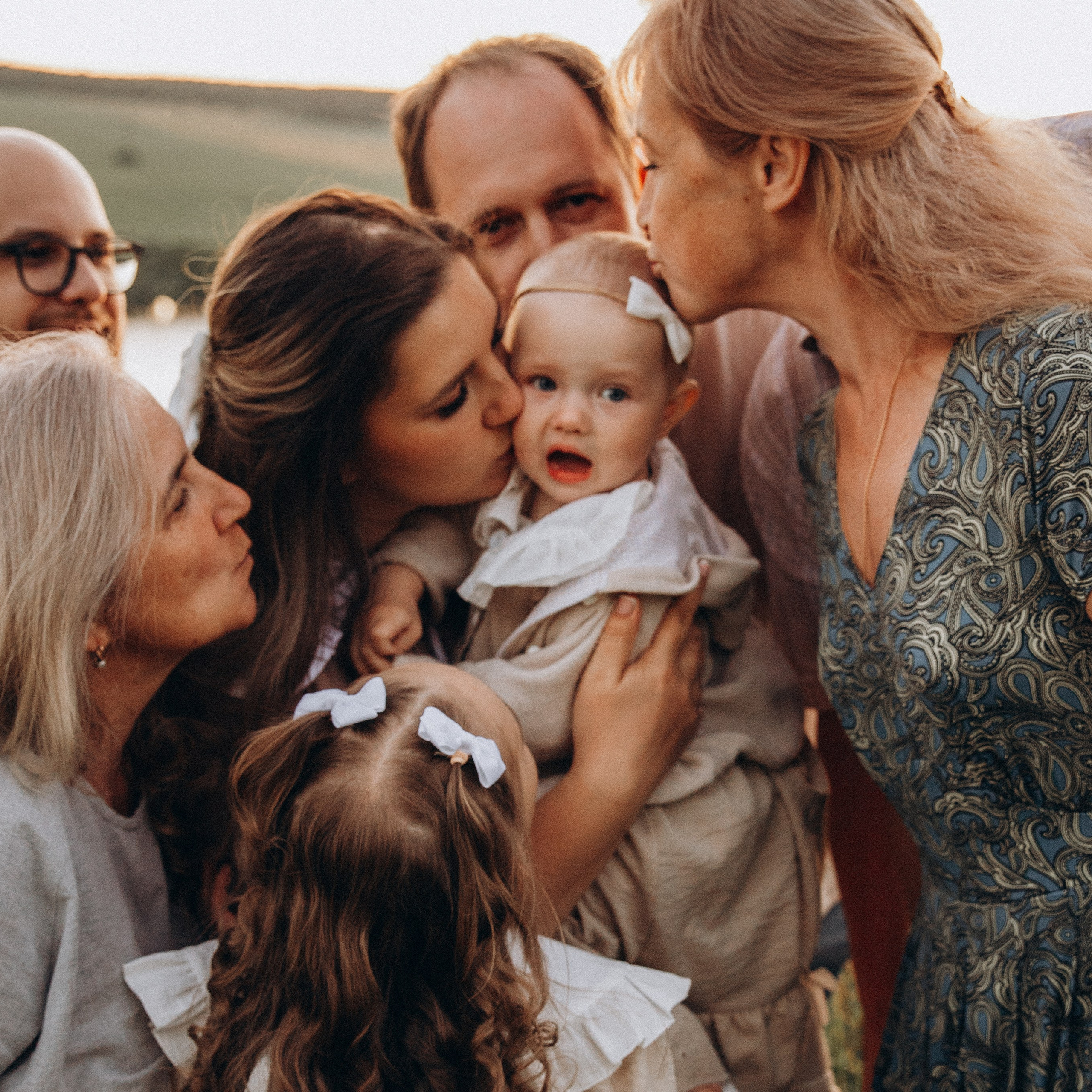 Летний вечер с семьей