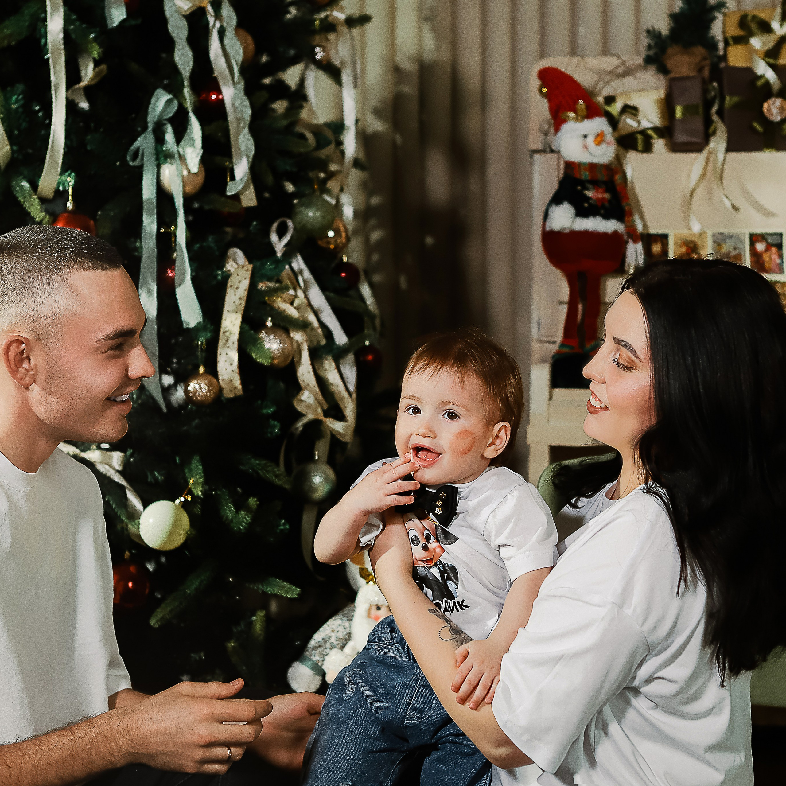 Виктория, Сергей и Роман