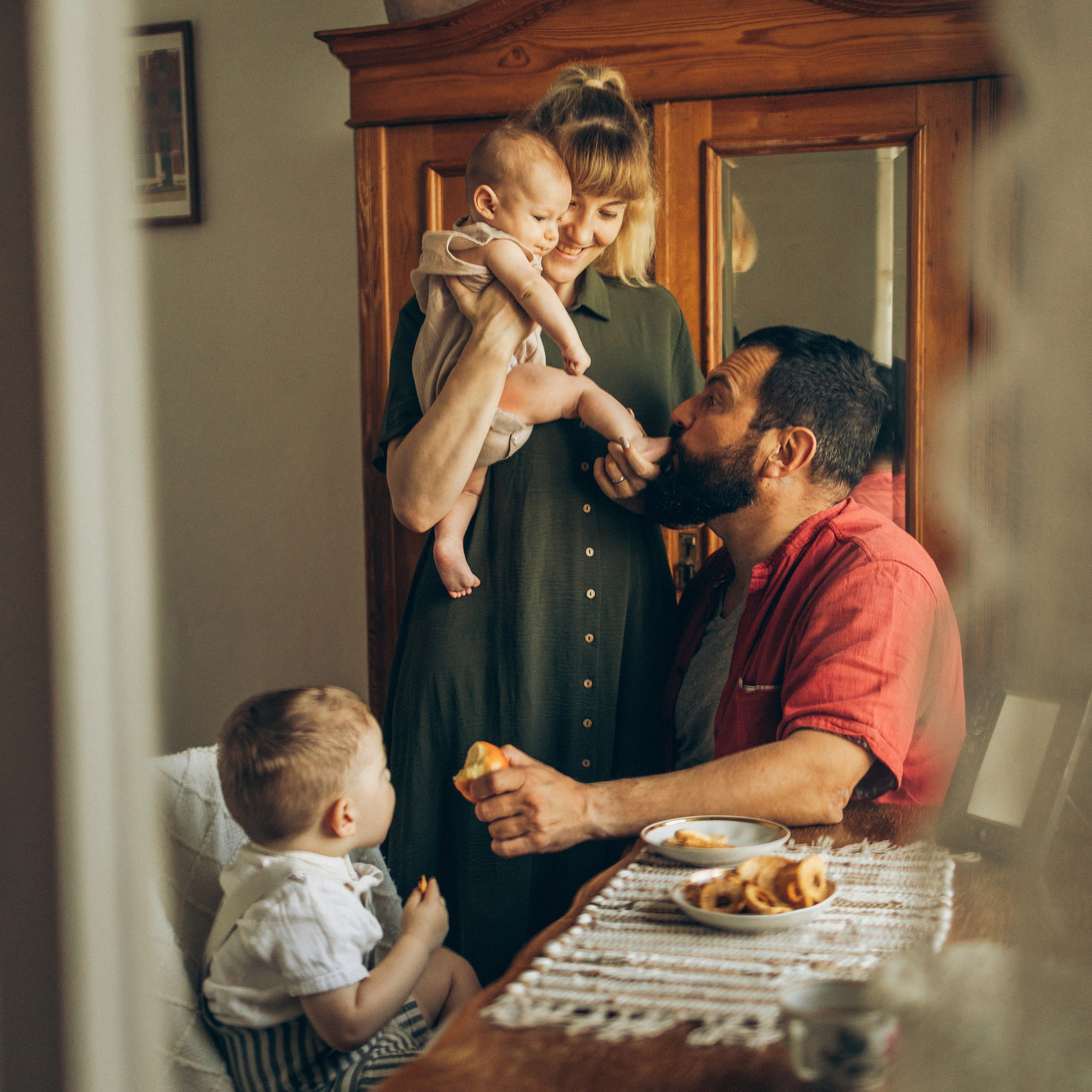 Оля, Леша, Дима, Рома