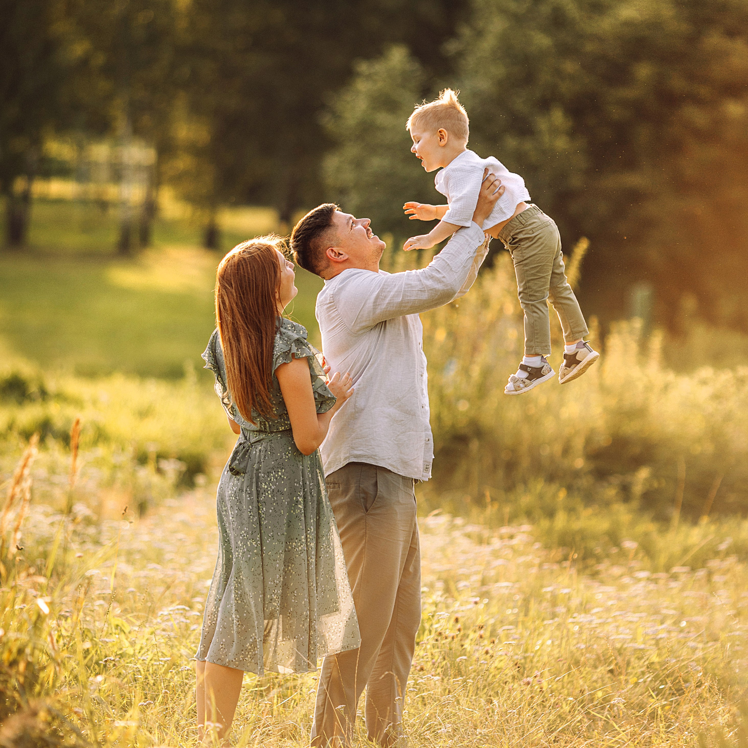 Полина, Николай и Андрюша