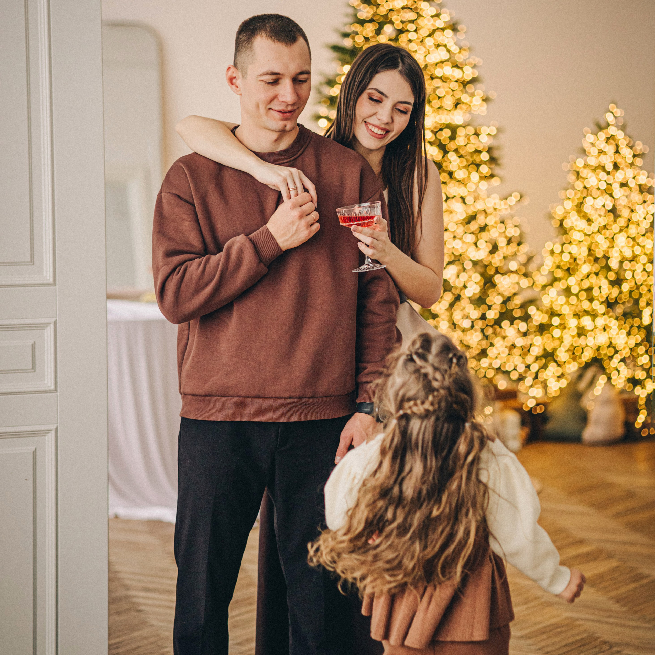 Яна, Сергей и Мирошка