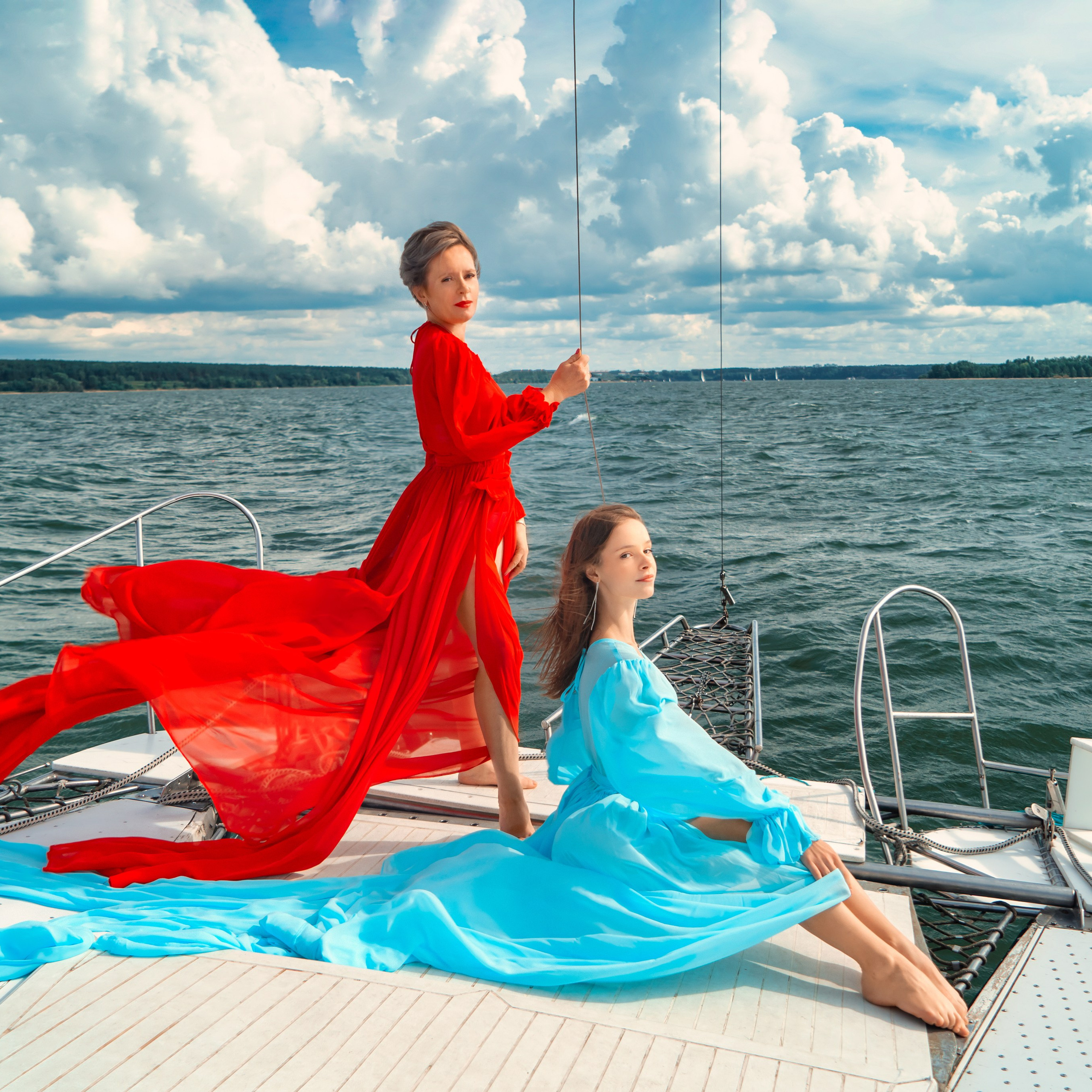 Оксана и Аня