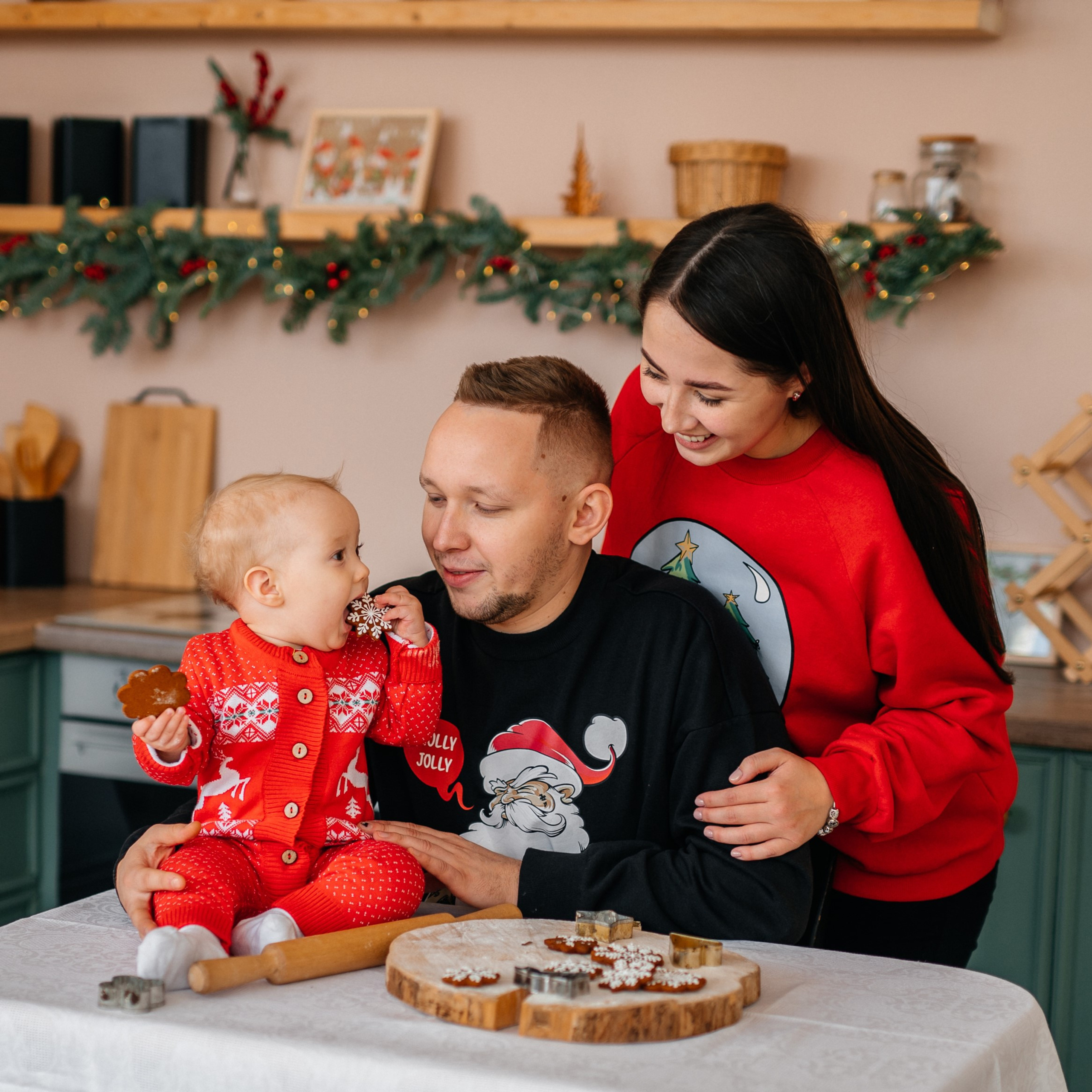 Новогодняя семейная фотосессия