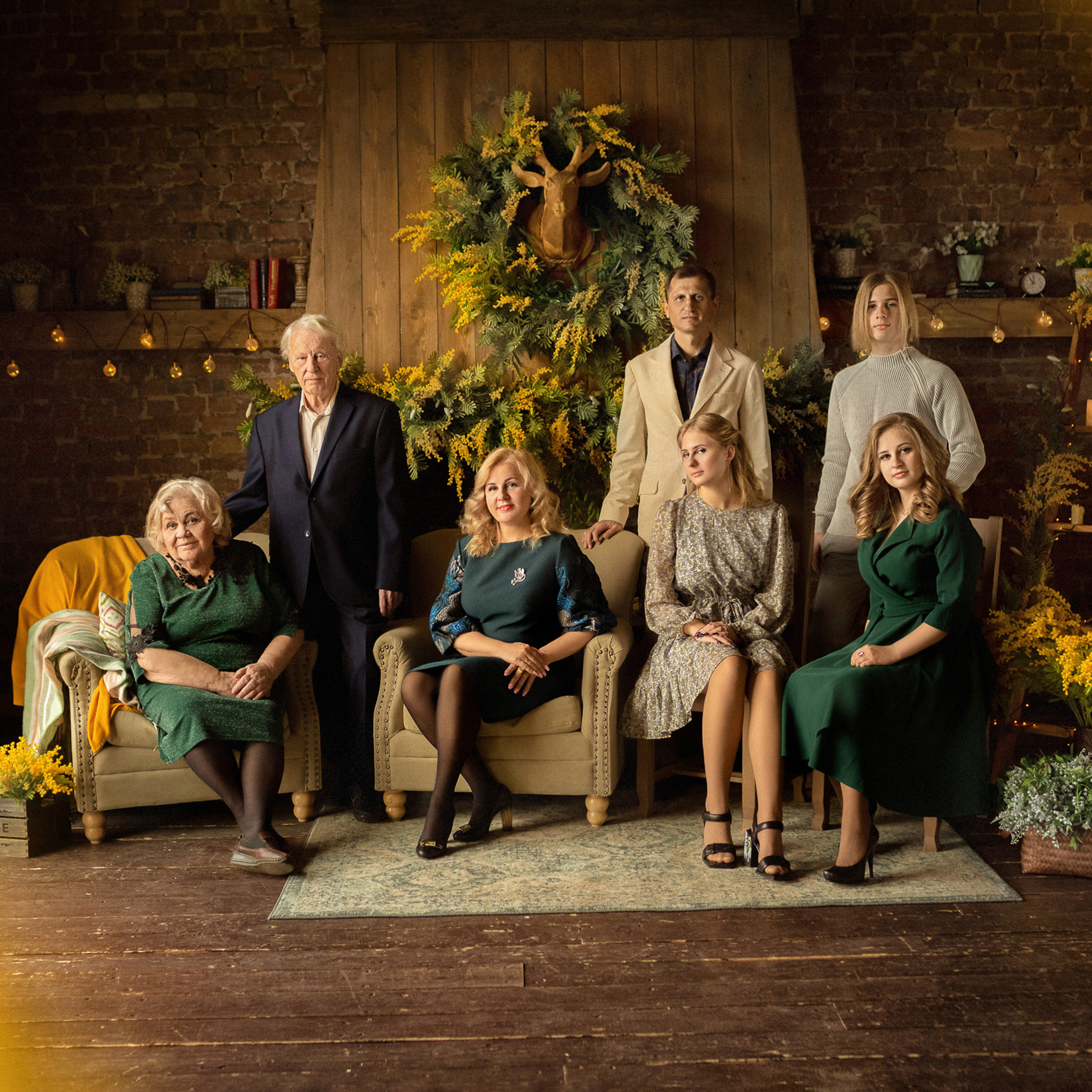 Семейный портрет в студии