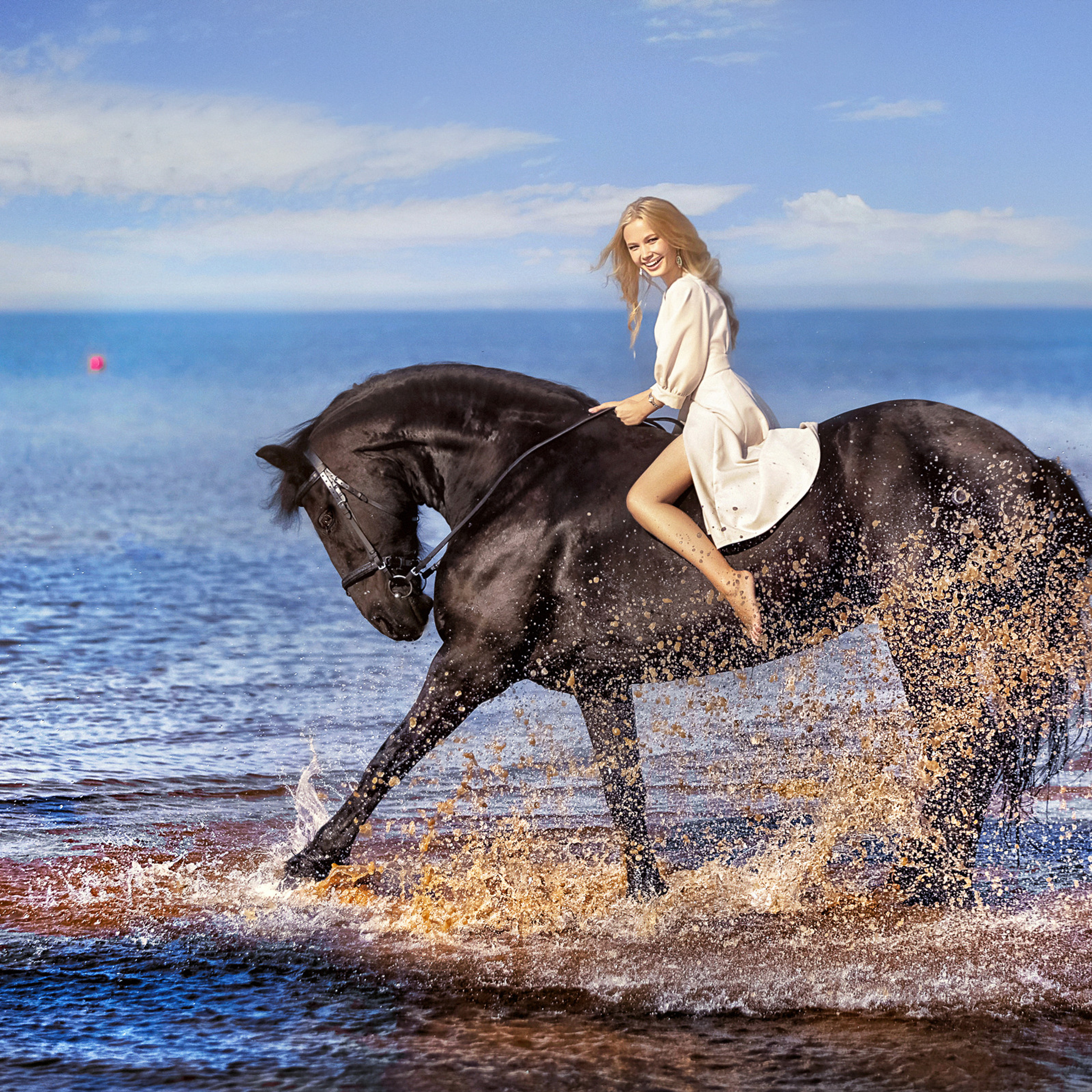 Ирина и Фрея_У синего моря