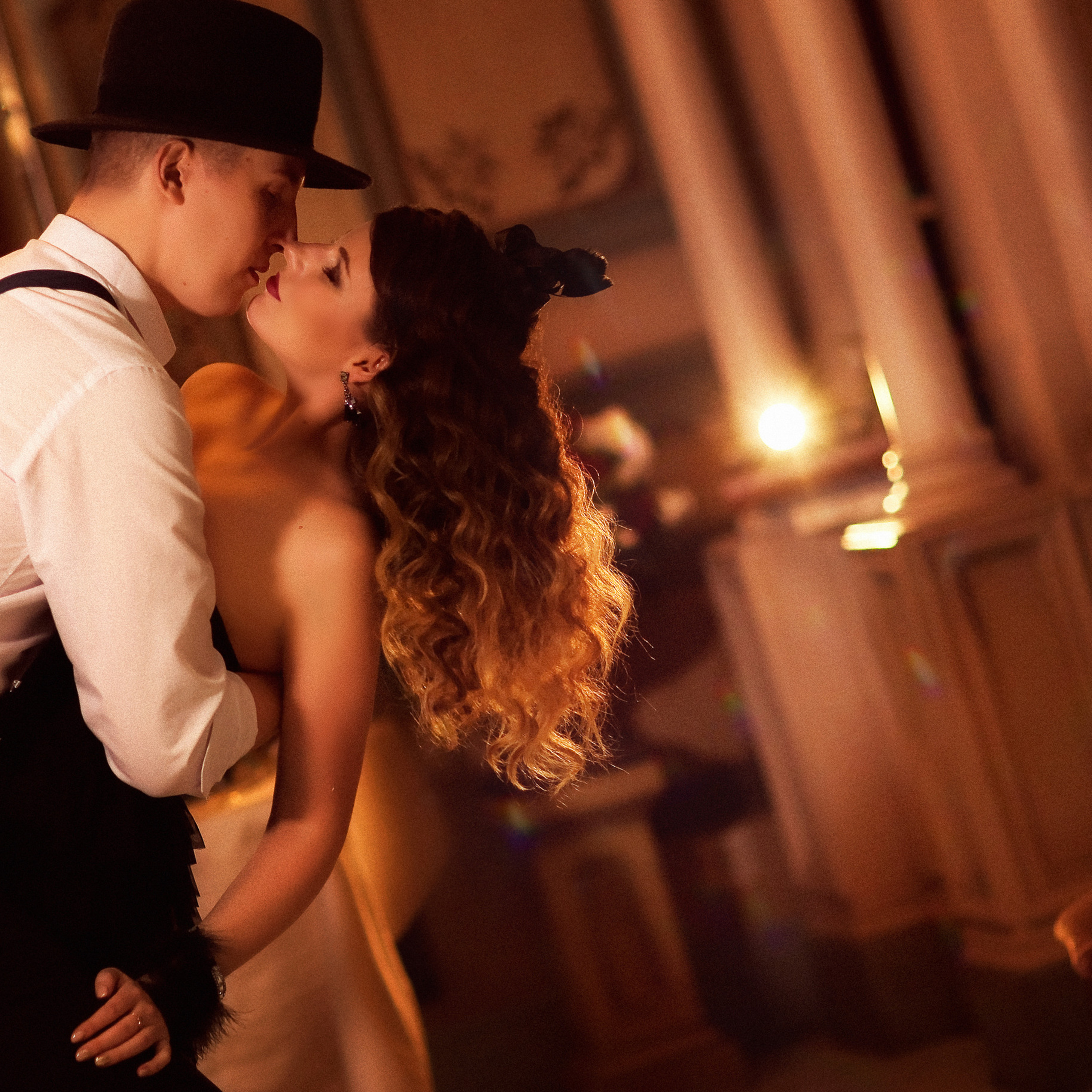 Романтическое Ретро_Новогодняя фотосессия Love-Story