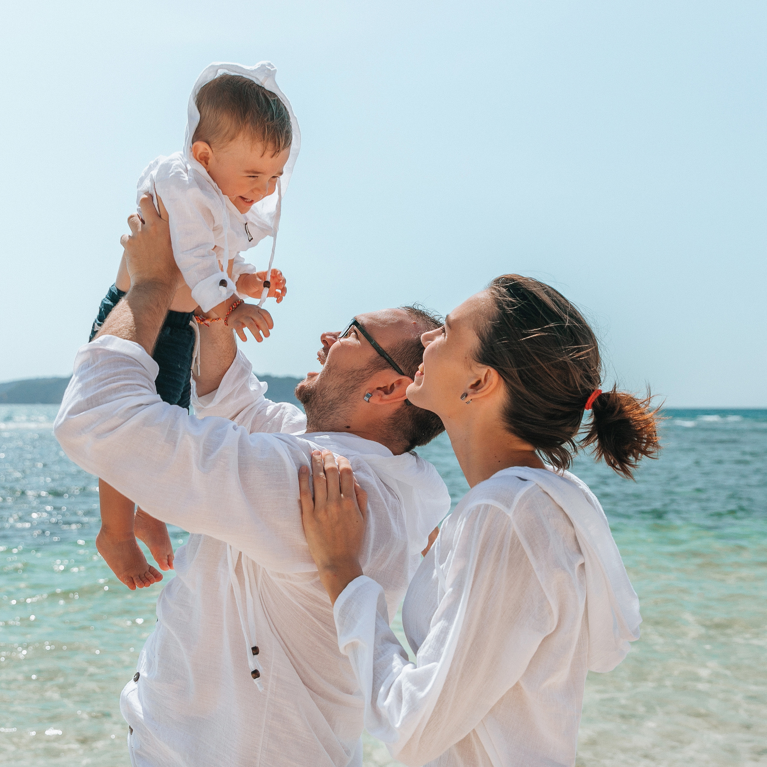 Александра с семьей