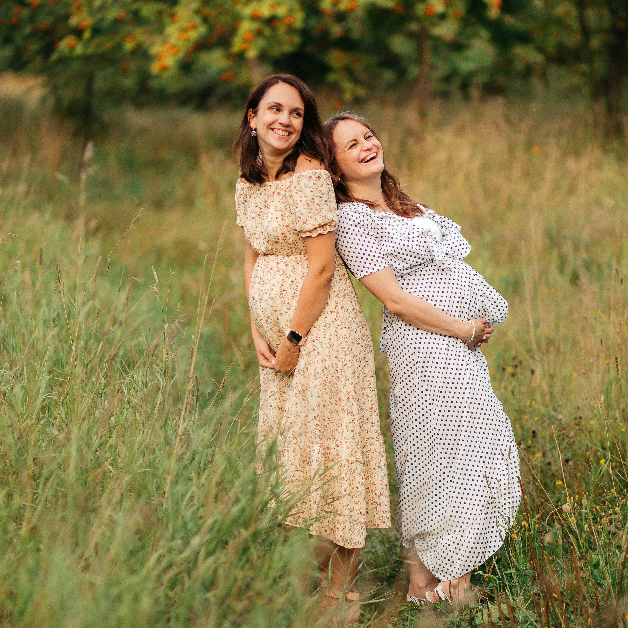 Двойная съемка беременности. Леся Макс и Наташа Игорь