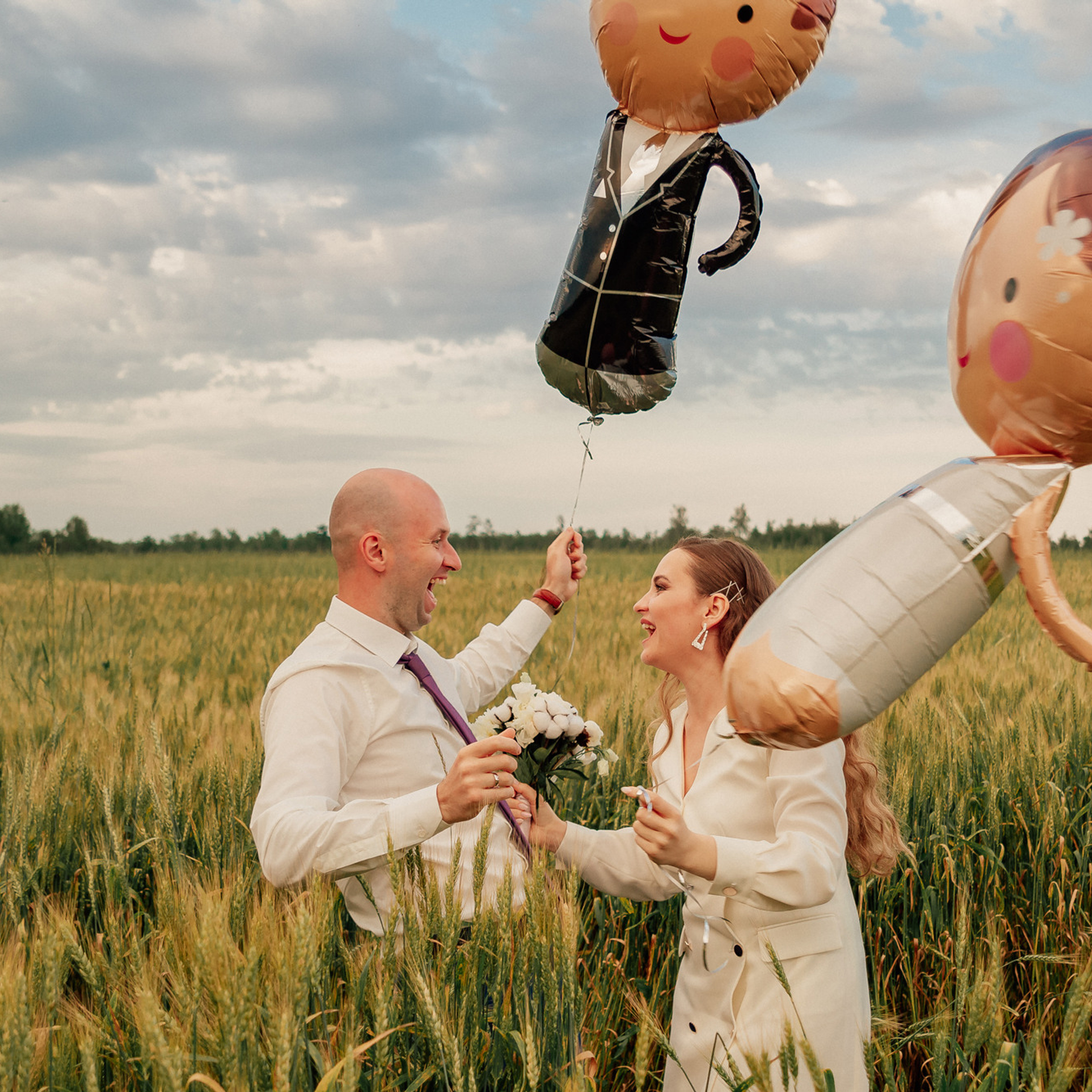 Маша Лёша. Свадьба в поле