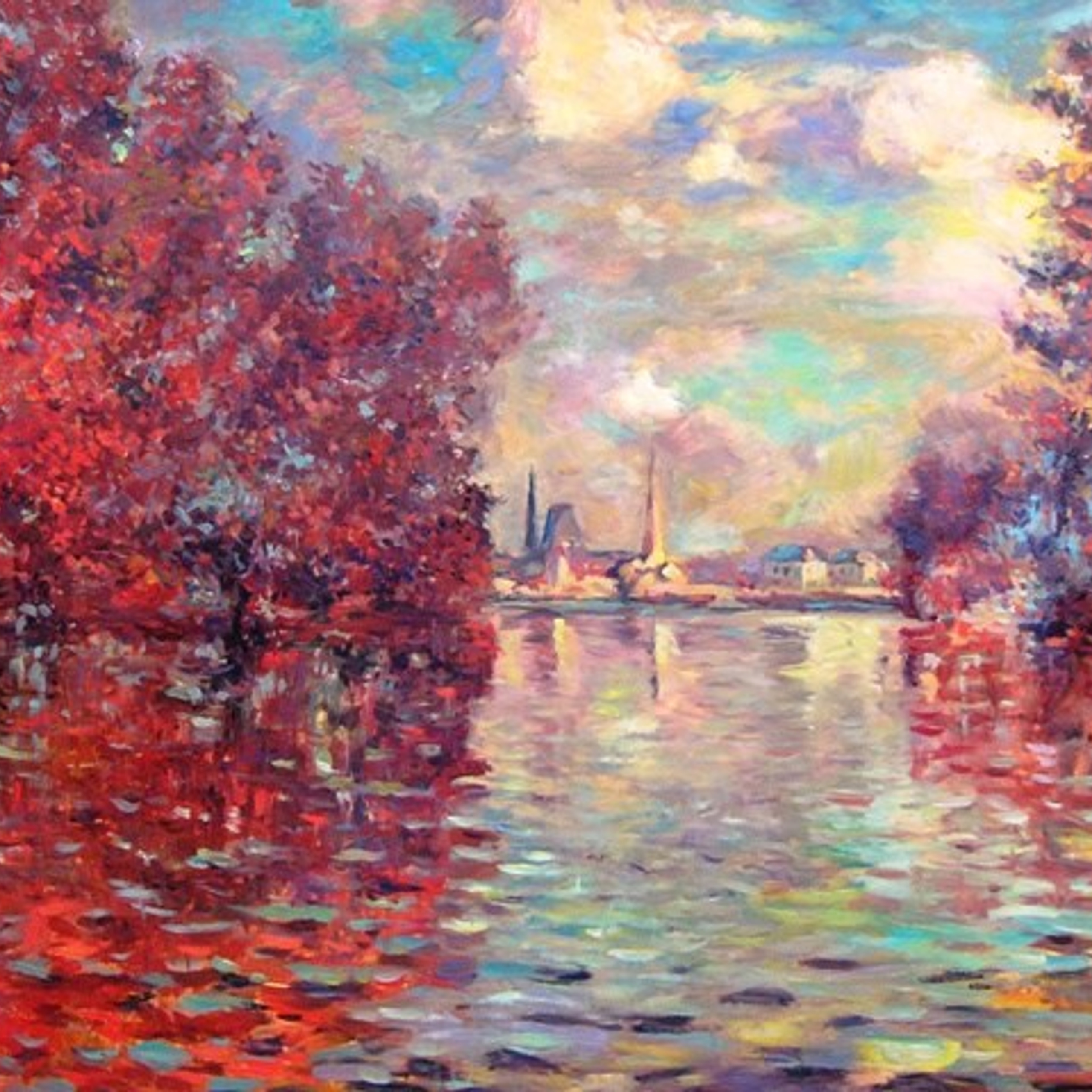 Клод Моне. Осень на Сене в Аржантей.