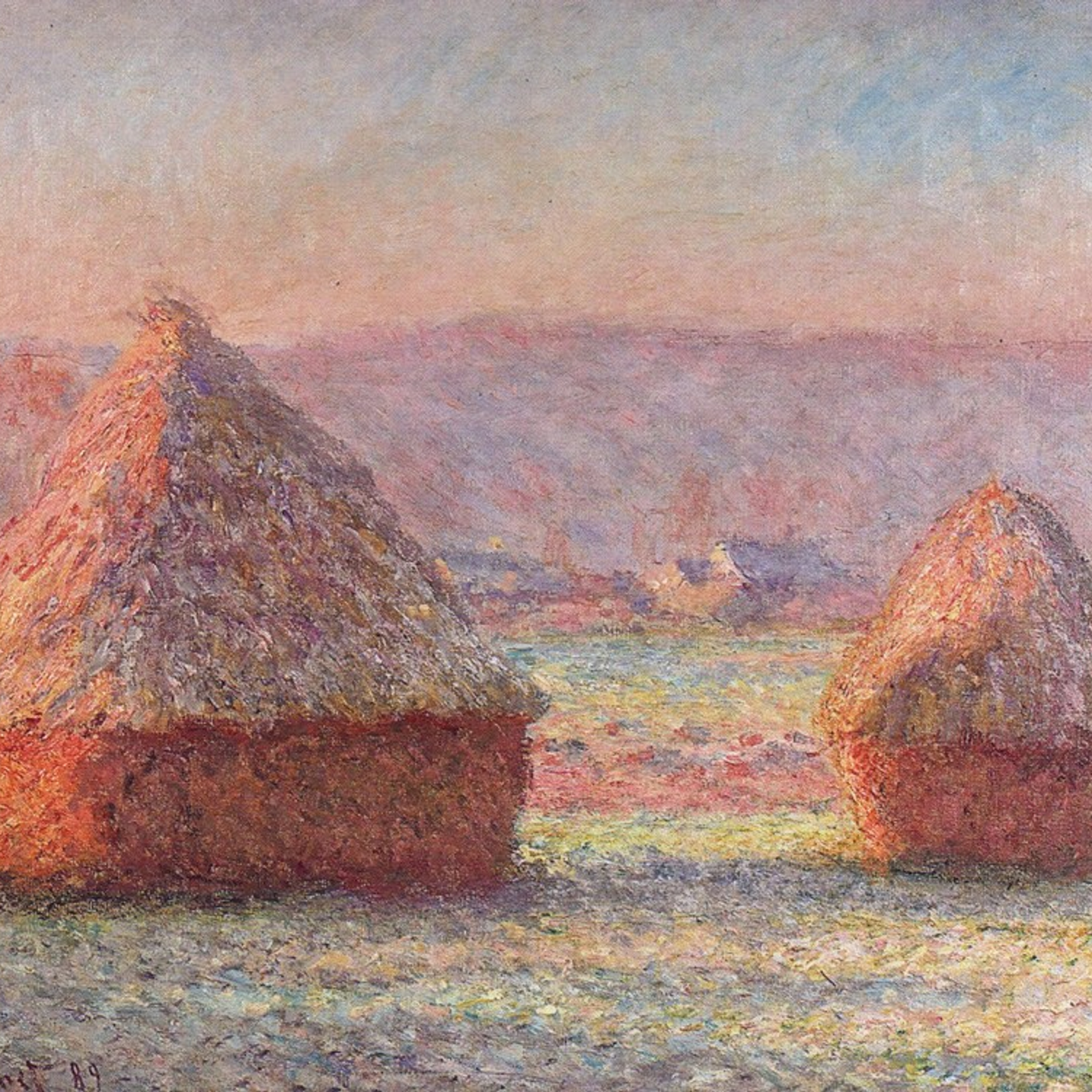 Клод Моне. Стога сена.