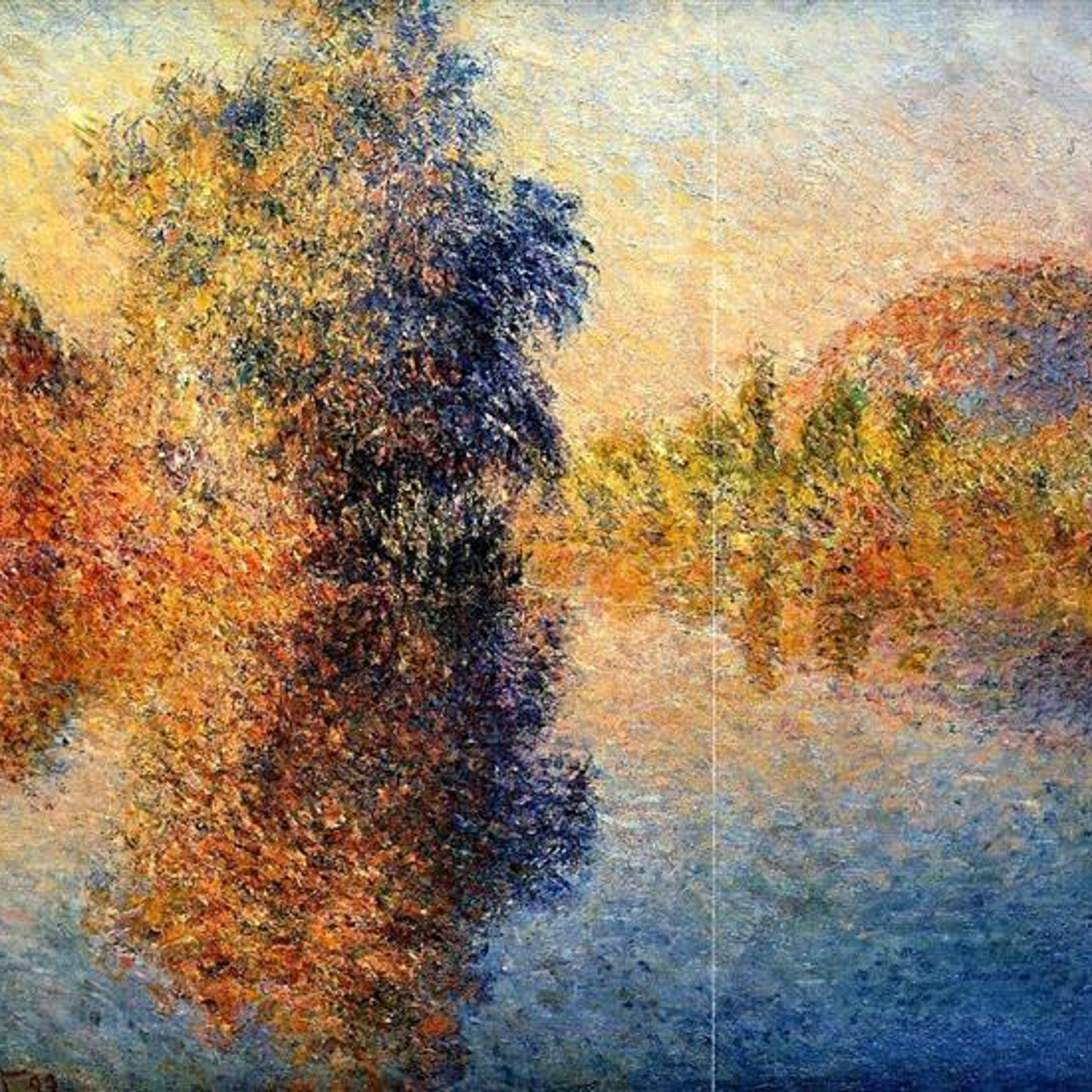 Клод Моне. Утро на Сене.