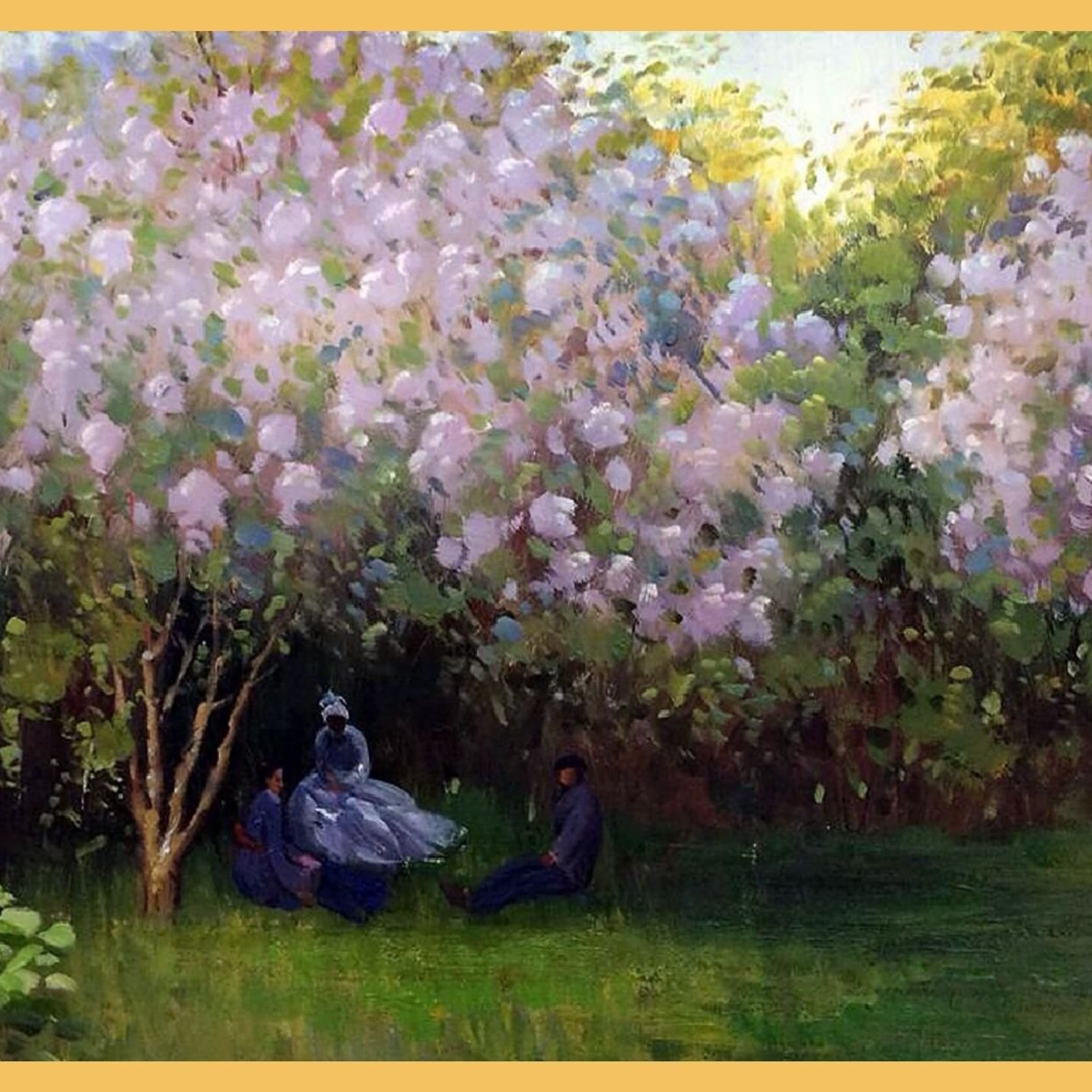 Клод Моне. Сирень в солнечный день.