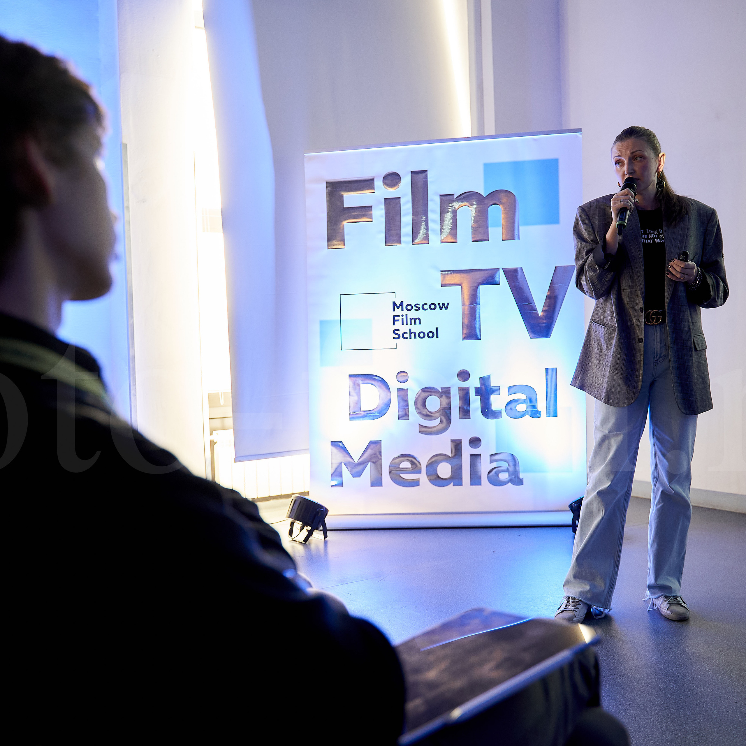 День открытых дверей в Московской школе кино. Reportage event photographer in Moscow Alexander Gladkiy