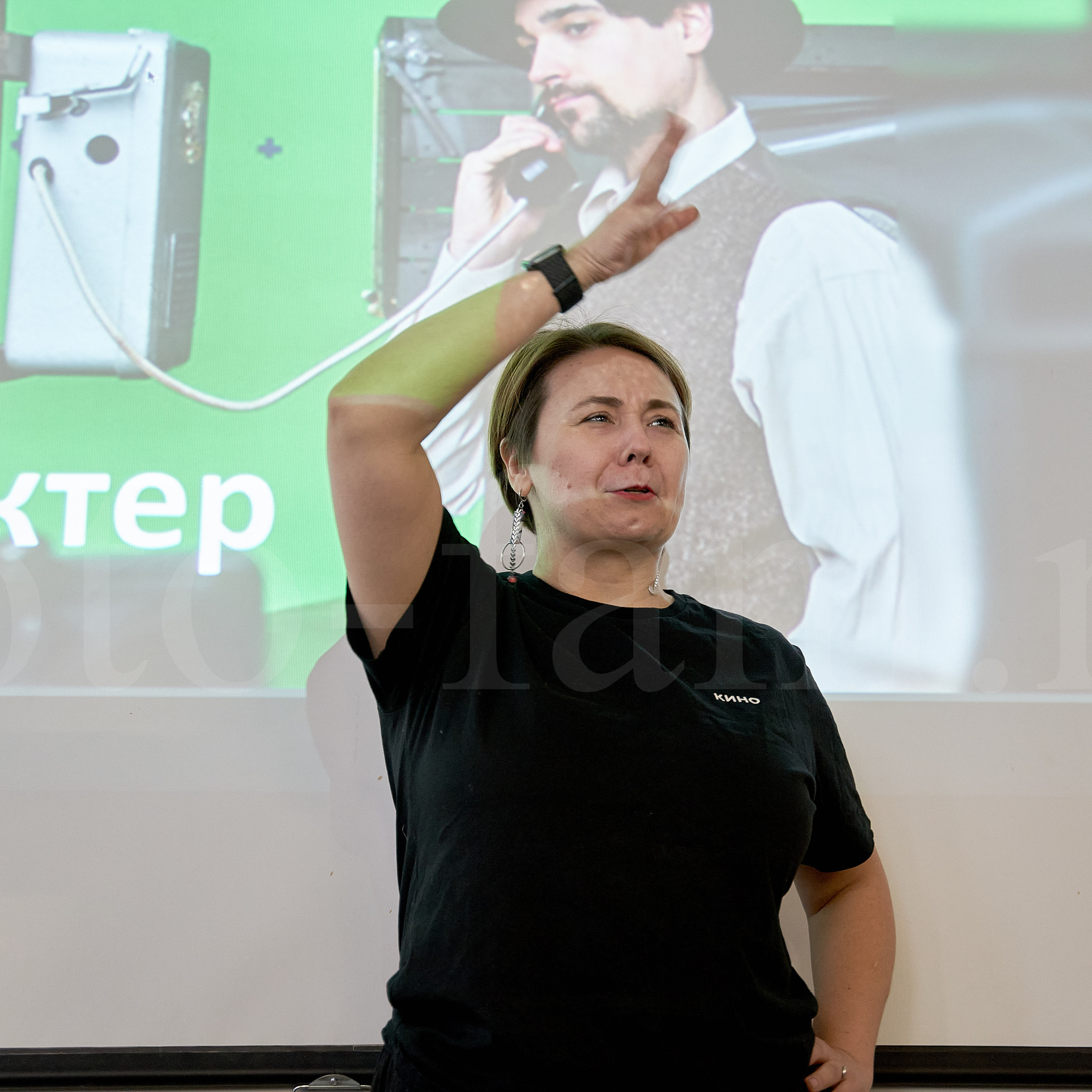 День открытых дверей в Московской школе кино. Reportage event photographer in Moscow Alexander Gladkiy