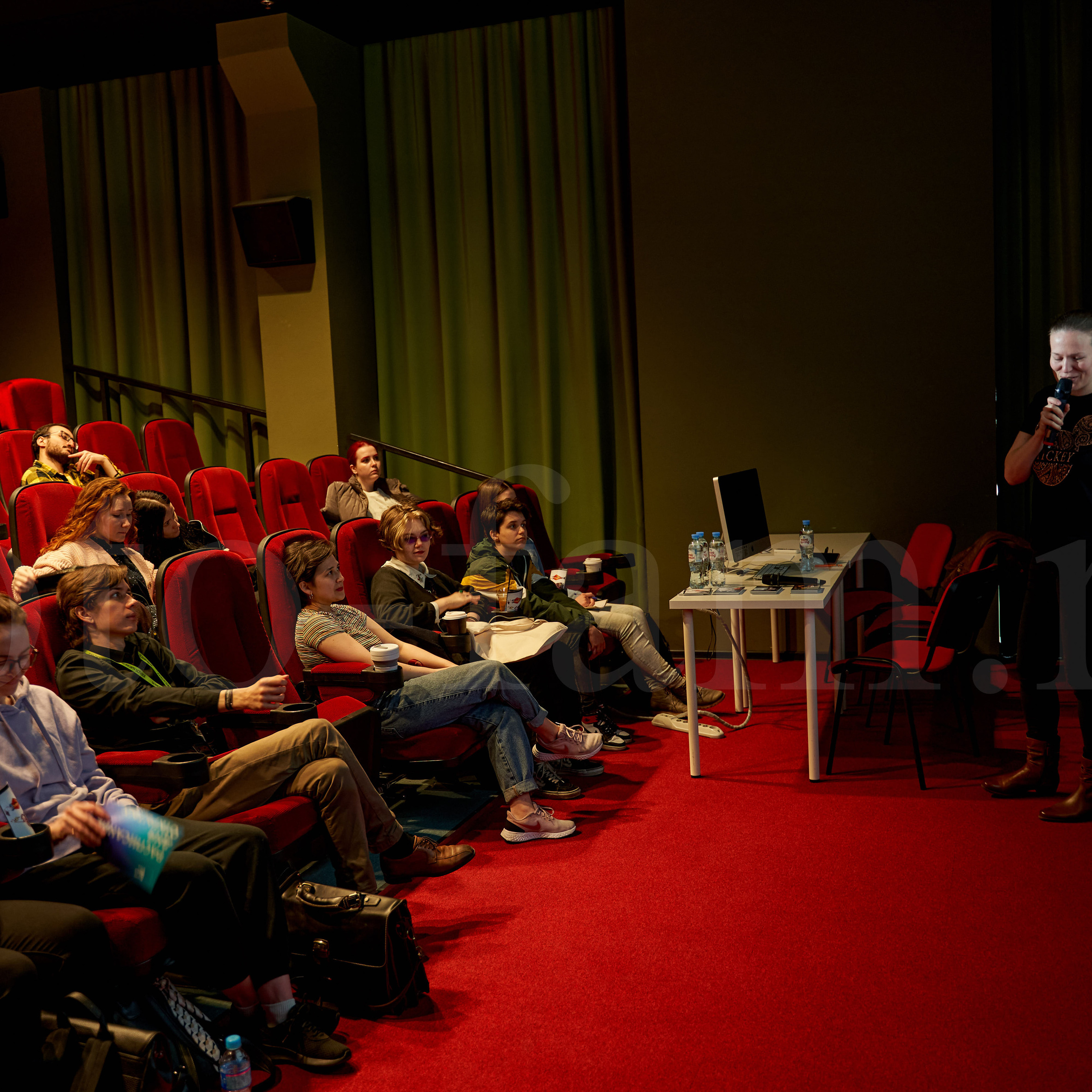 День открытых дверей в Московской школе кино. Reportage event photographer in Moscow Alexander Gladkiy