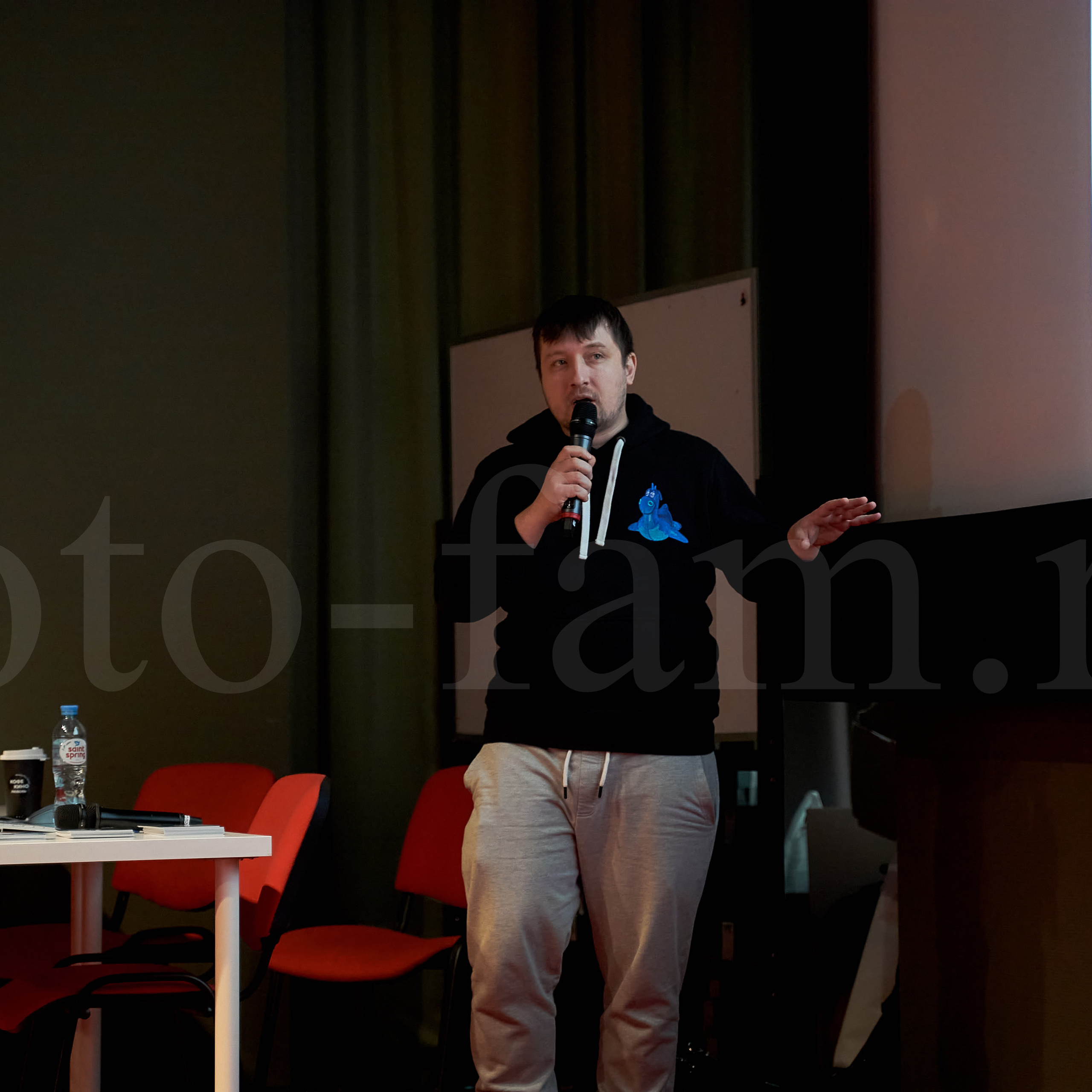 День открытых дверей в Московской школе кино. Reportage event photographer in Moscow Alexander Gladkiy