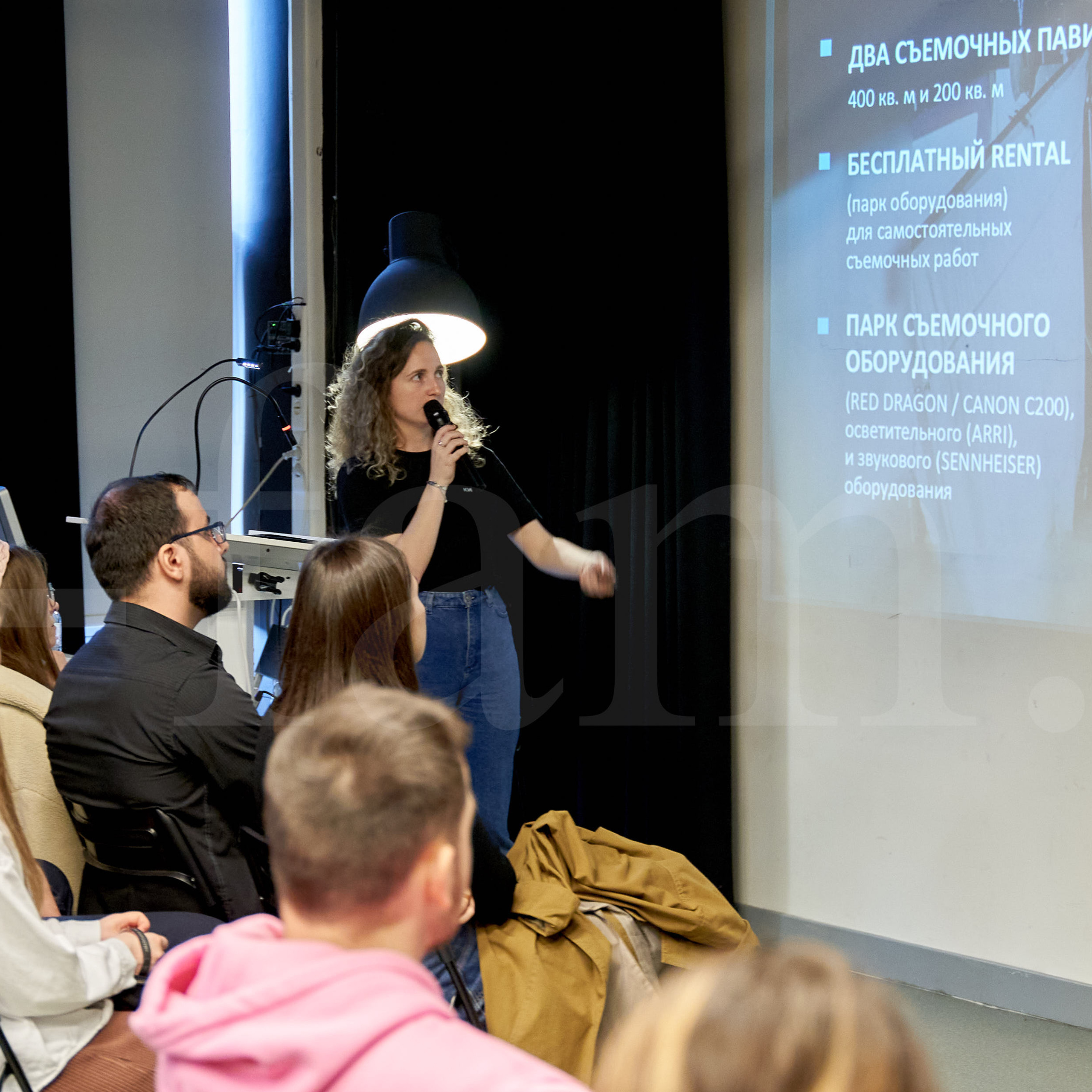 День открытых дверей в Московской школе кино. Reportage event photographer in Moscow Alexander Gladkiy