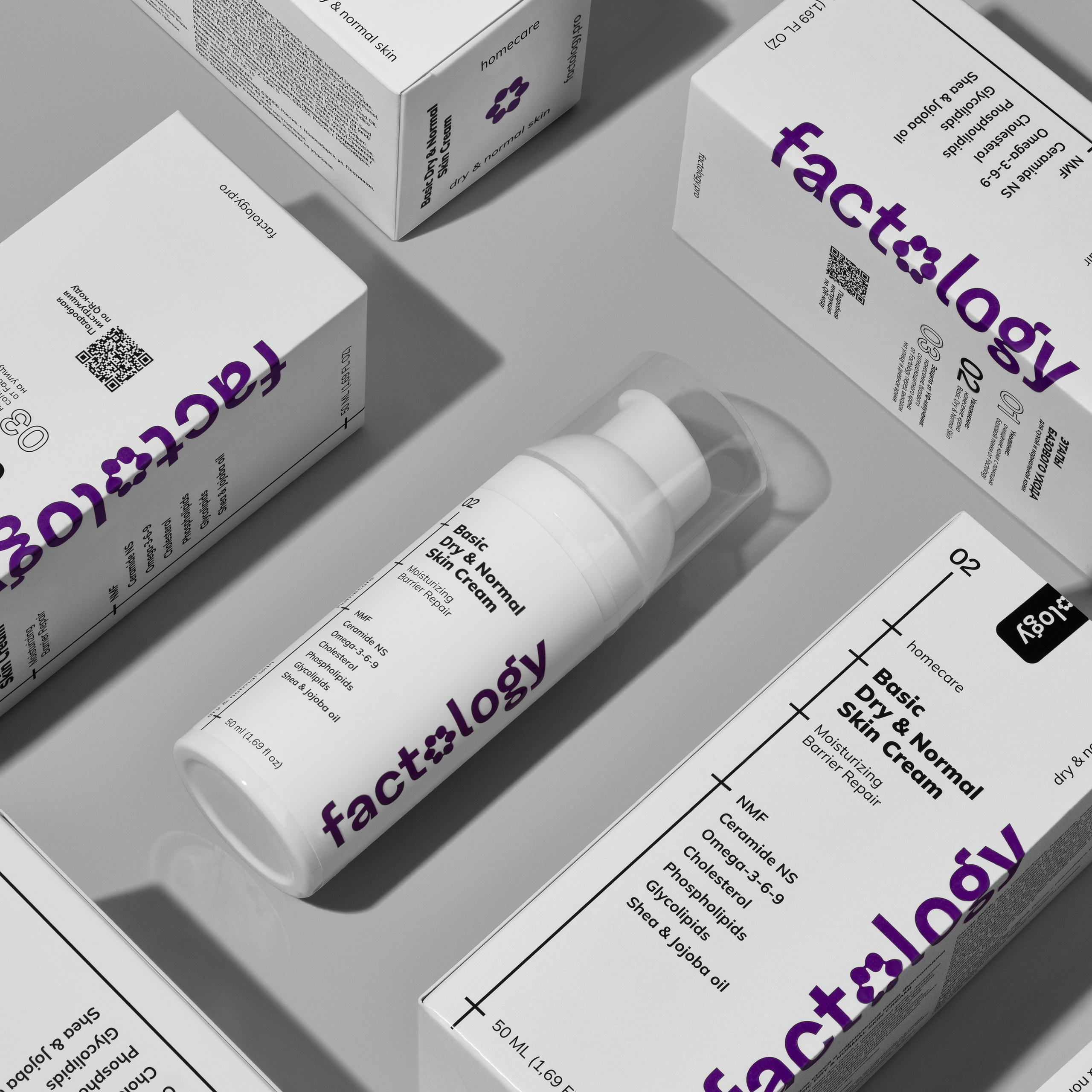 Съемка уходовой косметики Factology