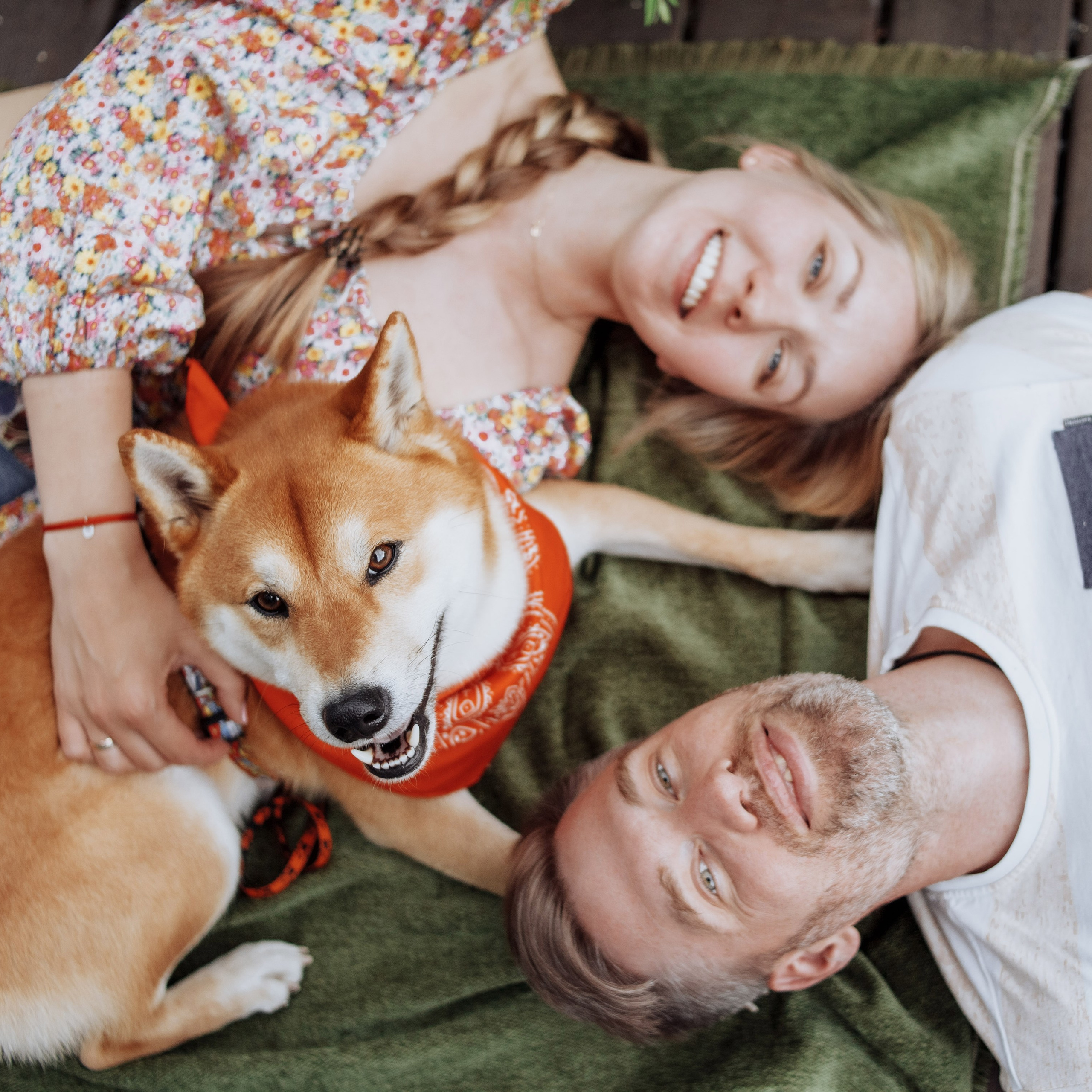 Прогулка Аня, Винсент, Лео