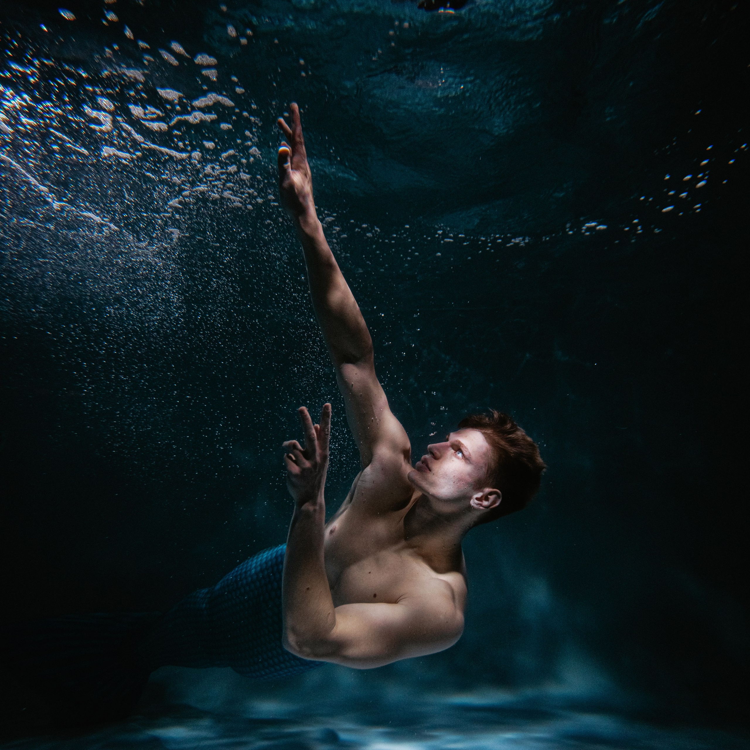 Подводная съемка для модели из Санкт-Петербурга