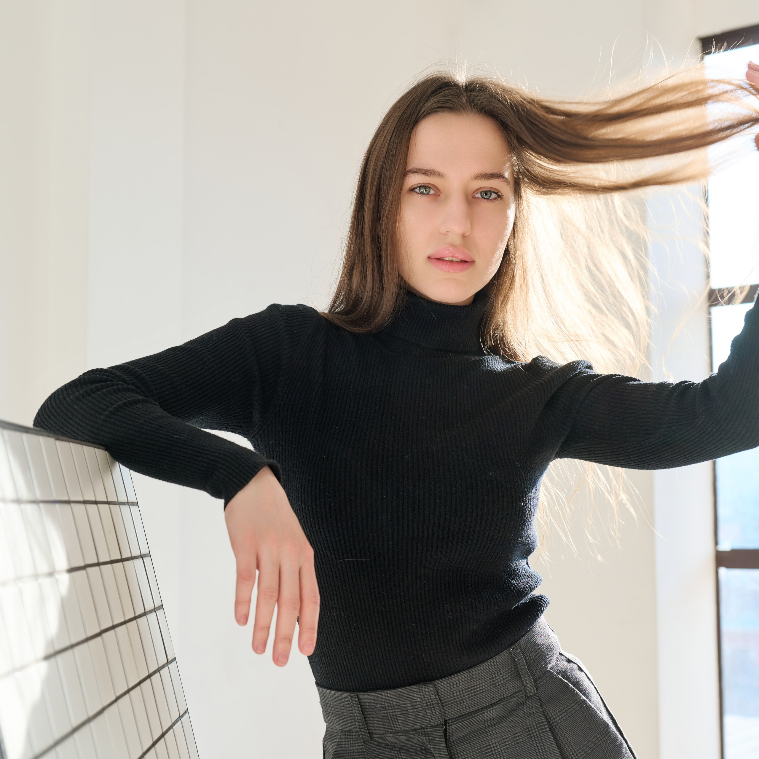 Анна (в стиле модельных тестов). Фотограф Расим Римиев