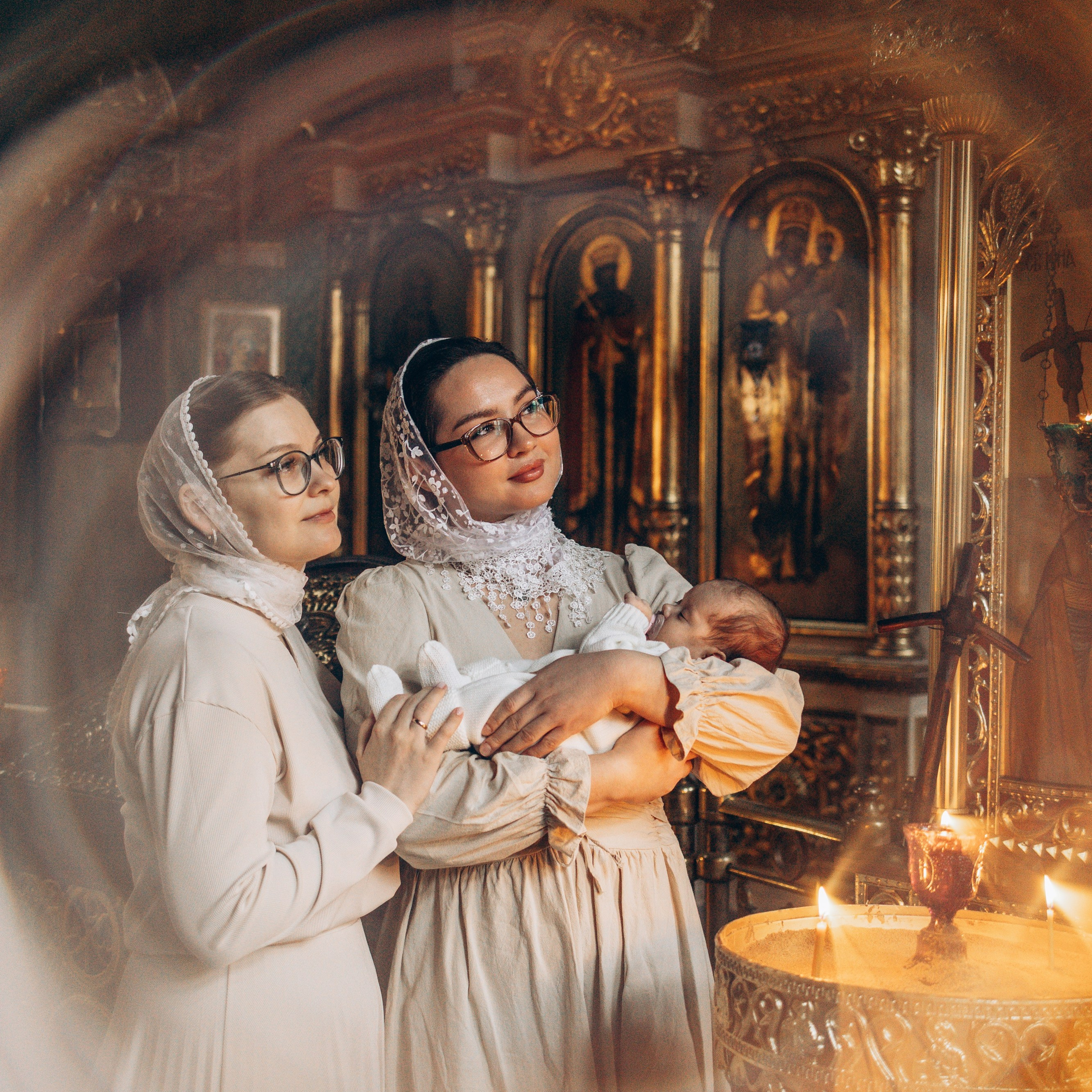 Крещение в Храме Воскресения Словущего в Даниловской Слободе