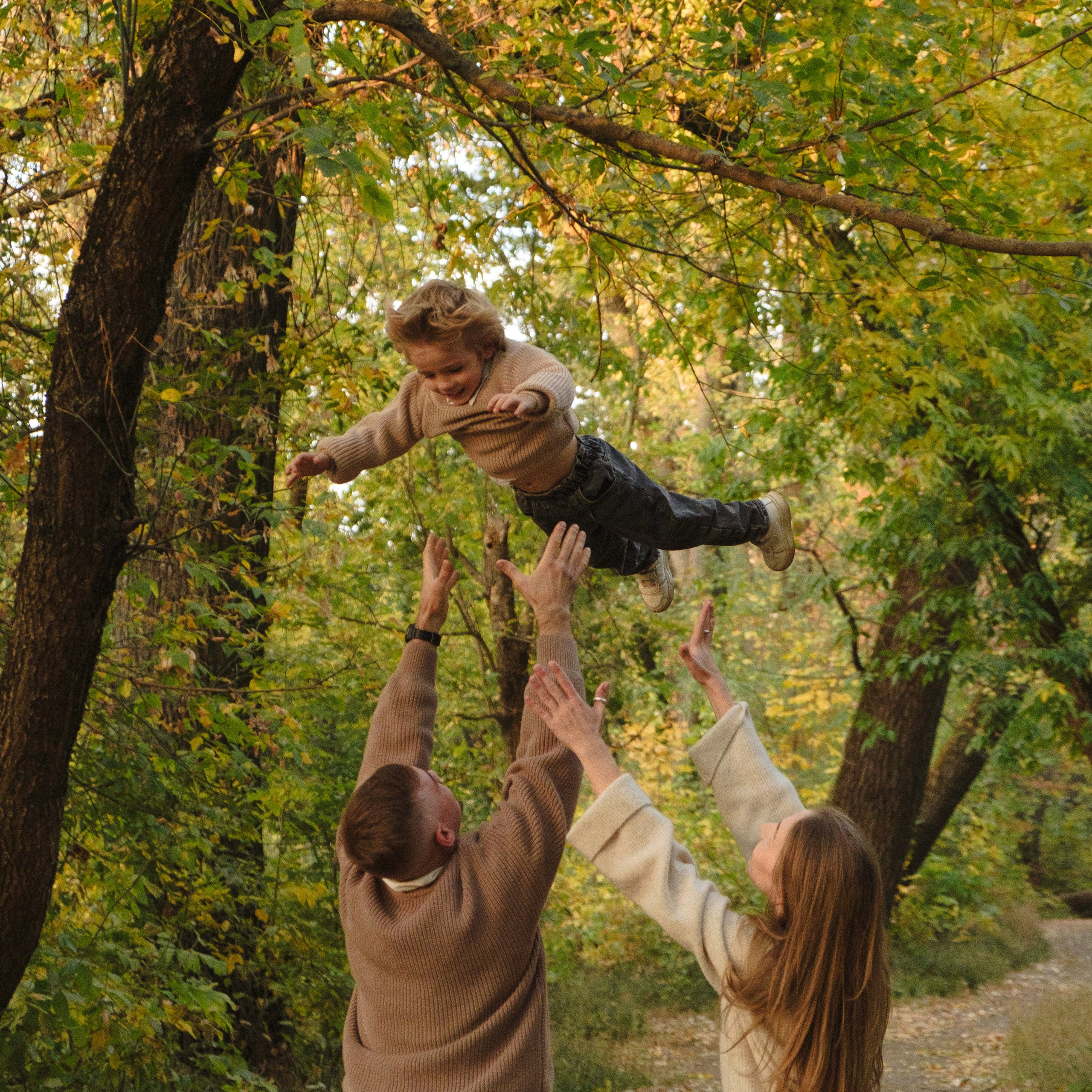 Семейная съемка осенью