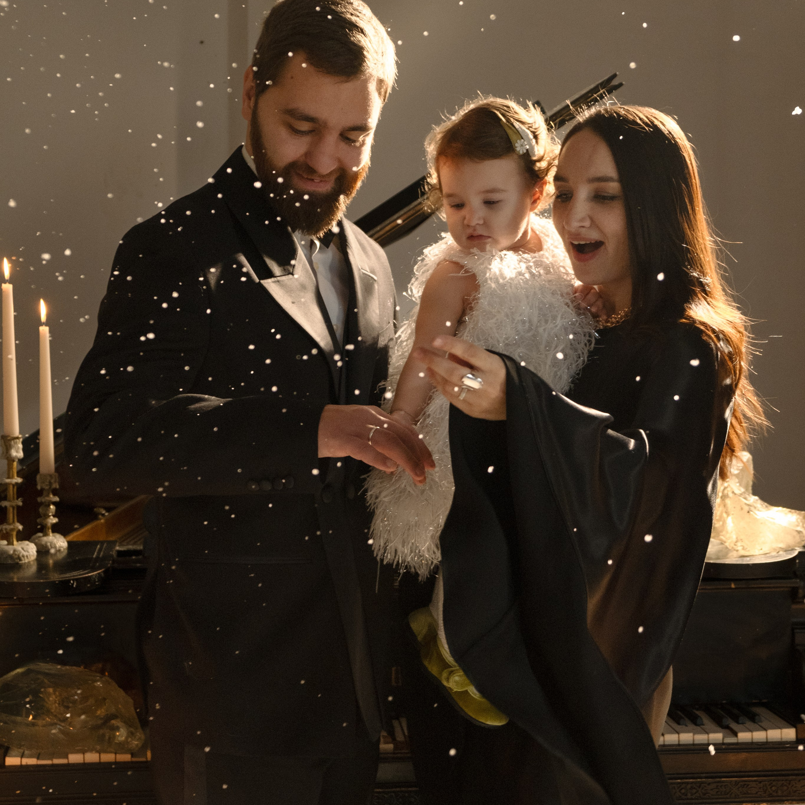 Семейная новогодняя фотосессия