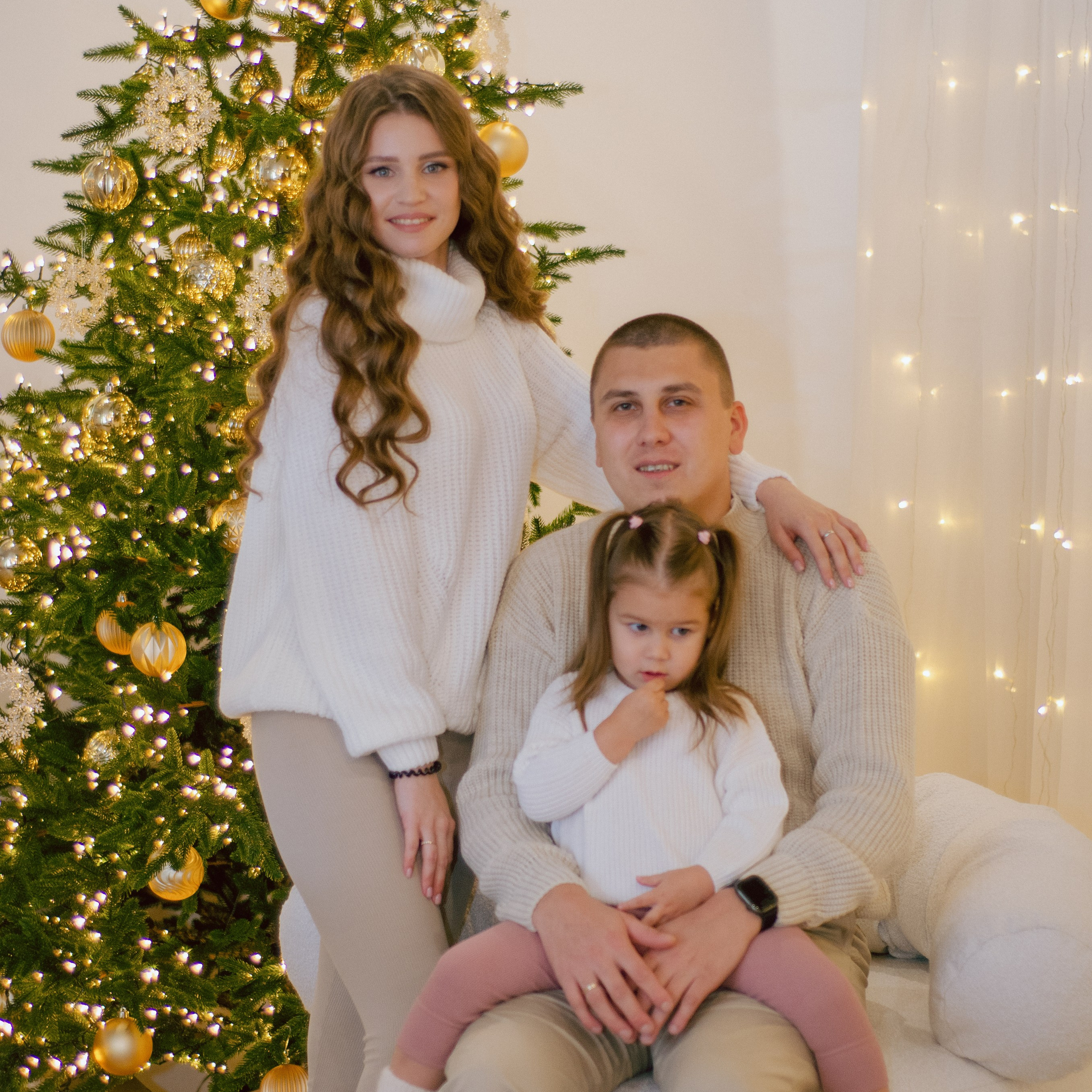 Семейная новогодняя фотосессия