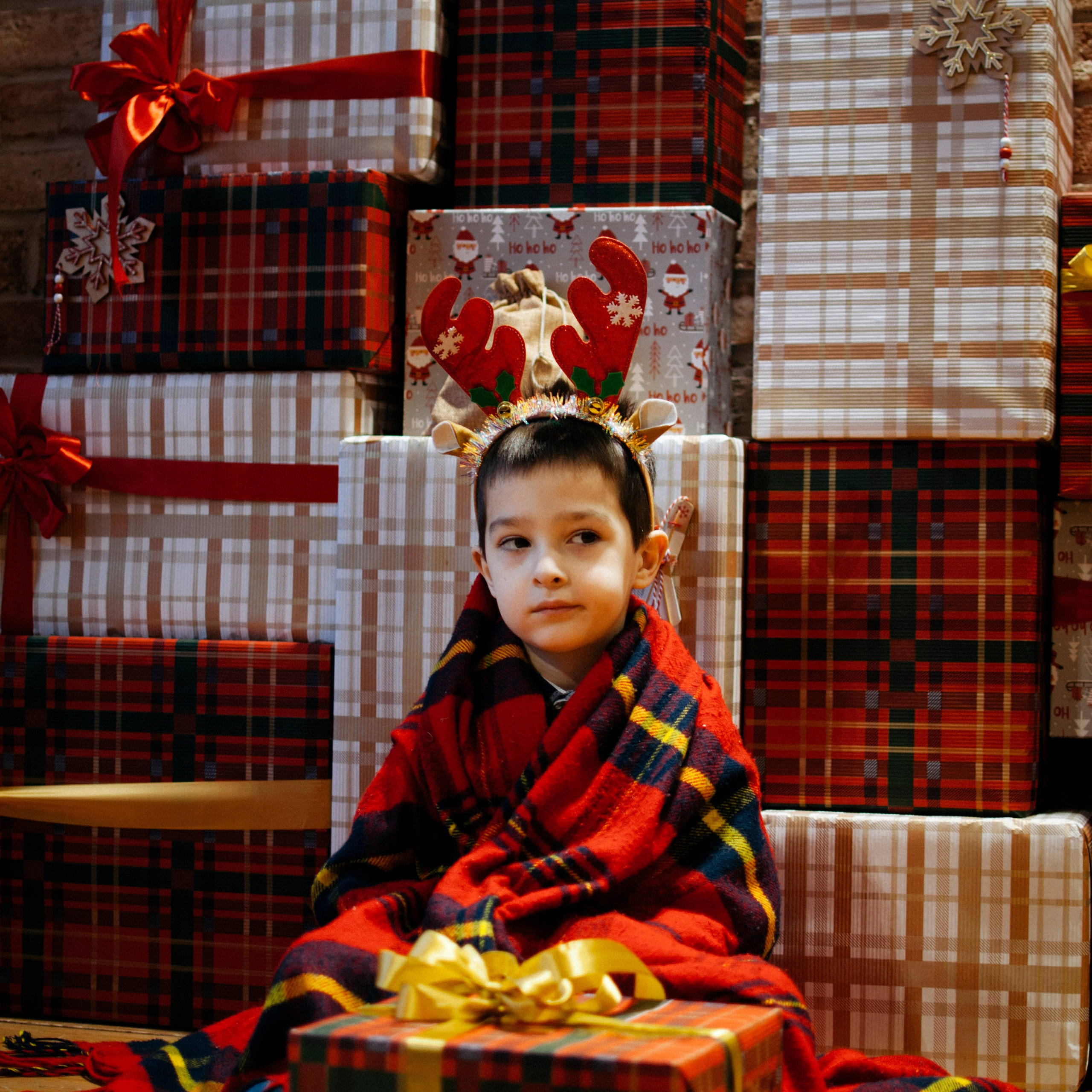 Детская новогодняя фотосессия