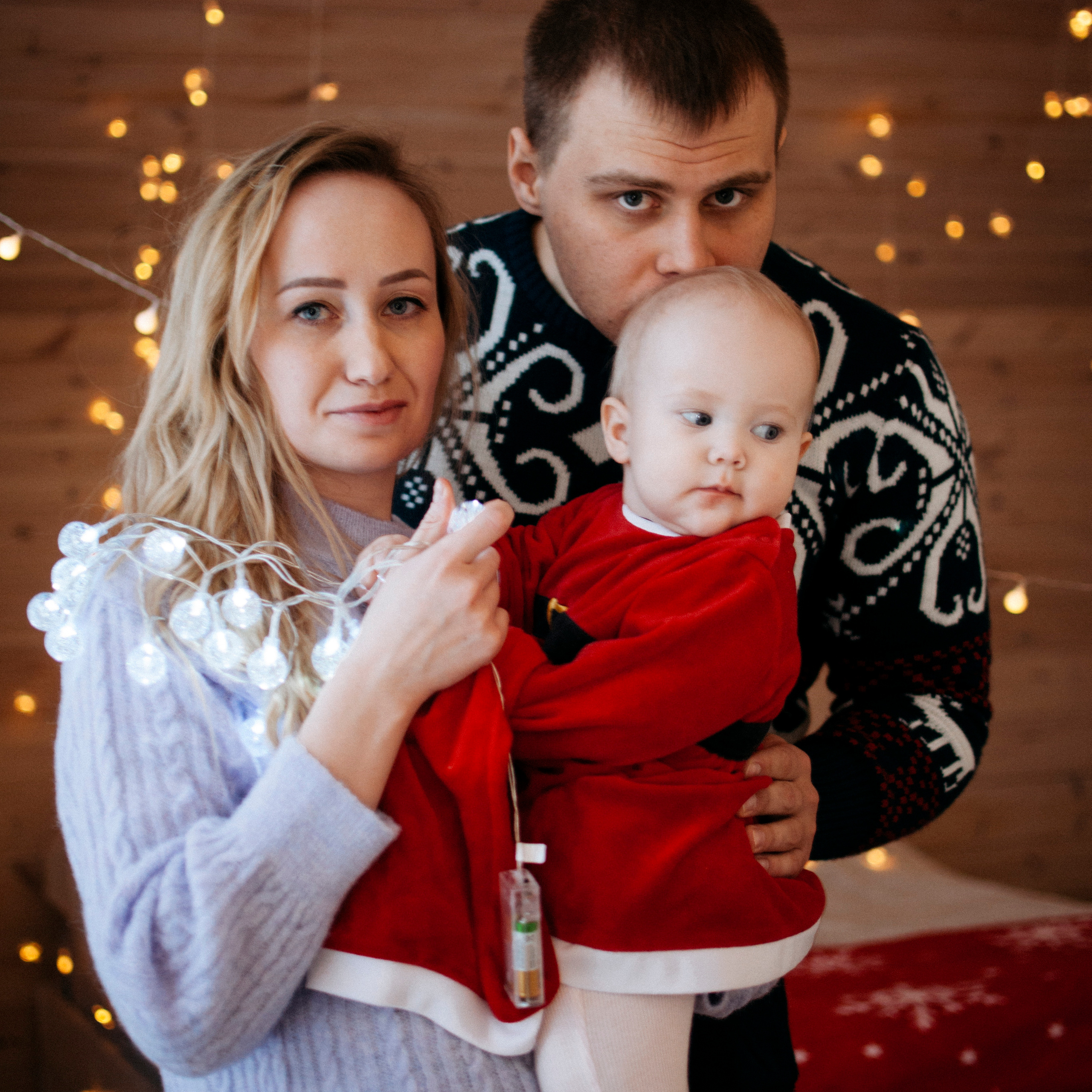 Семейная новогодняя фотосессия