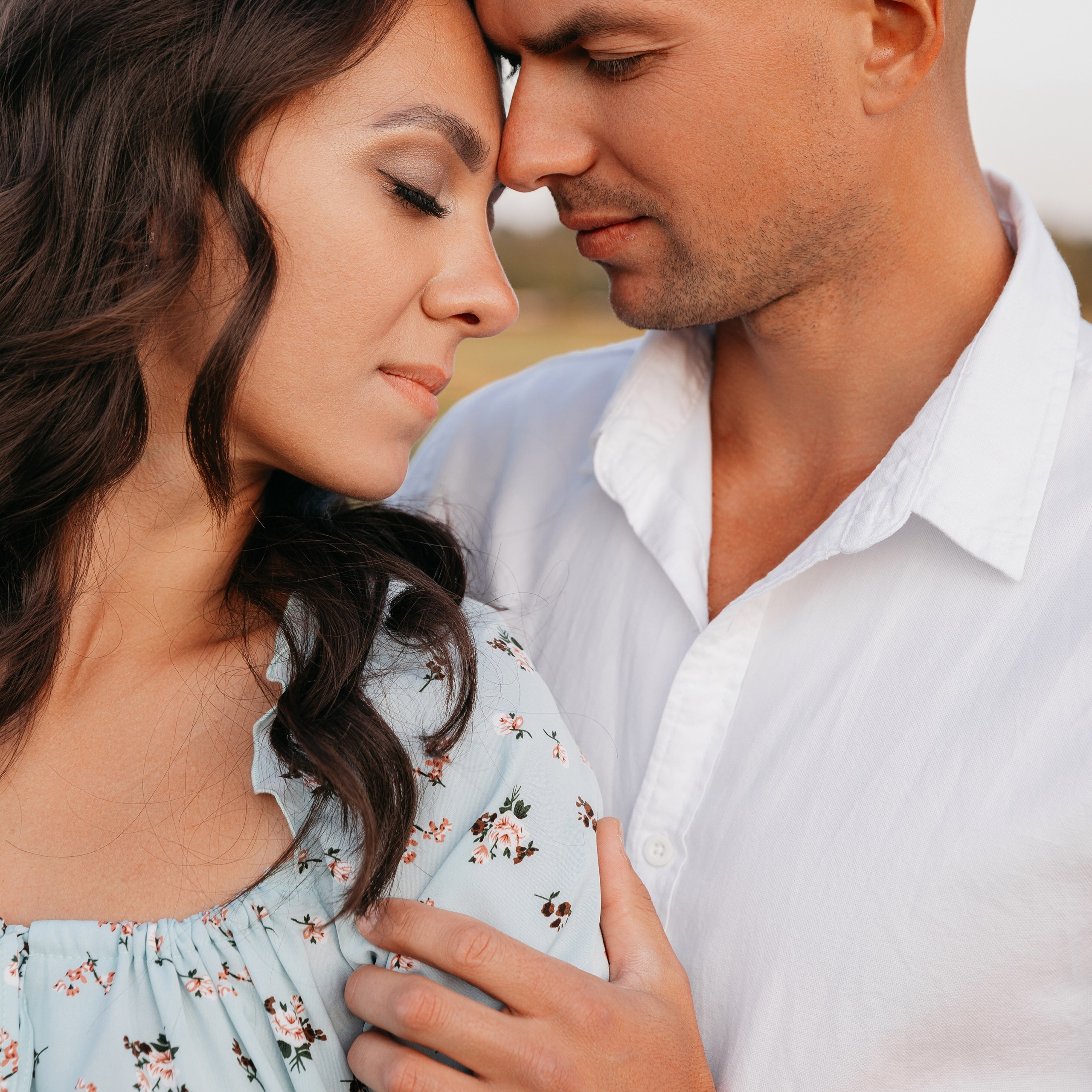 Семейная закатная съемка