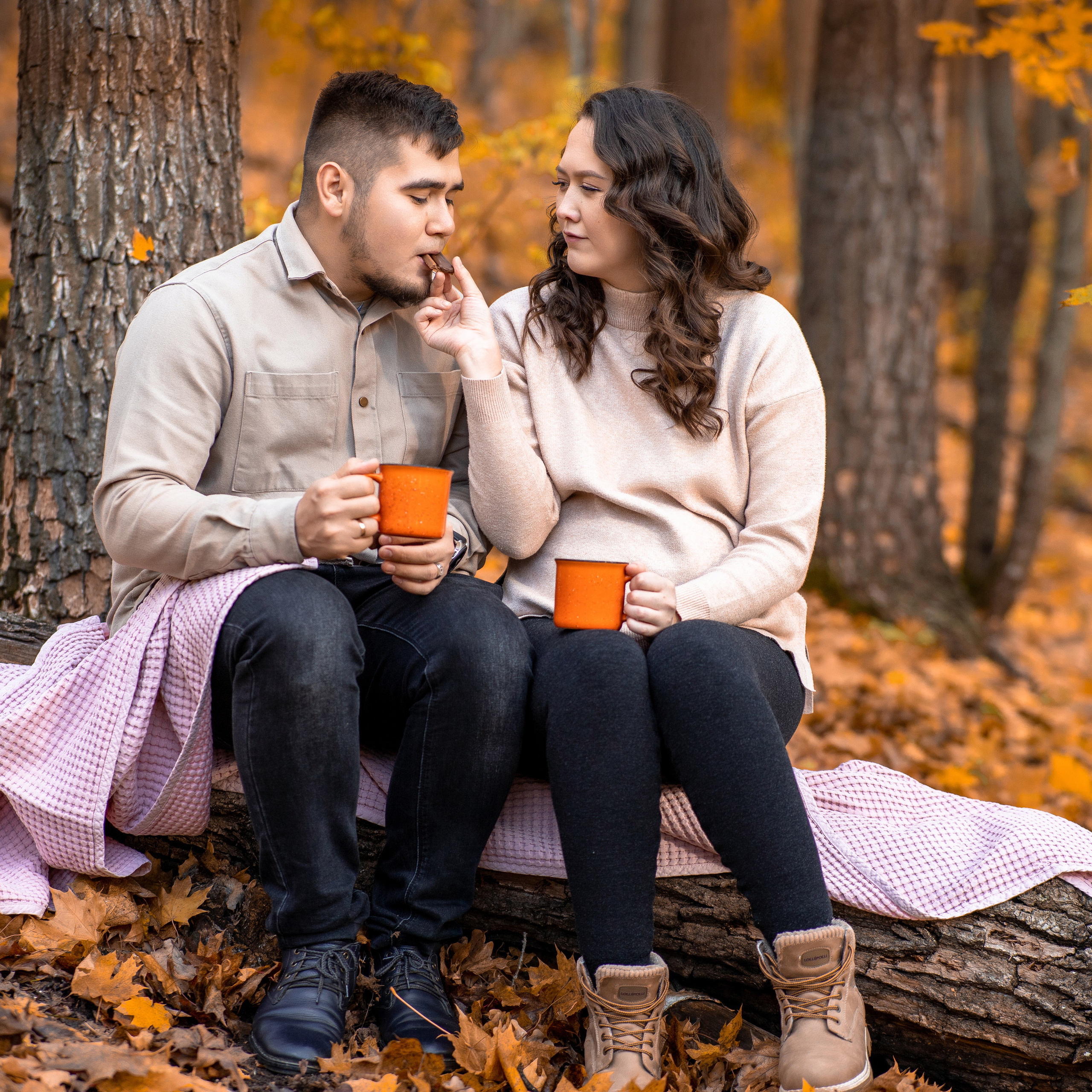 Осенняя фотосессия на природе