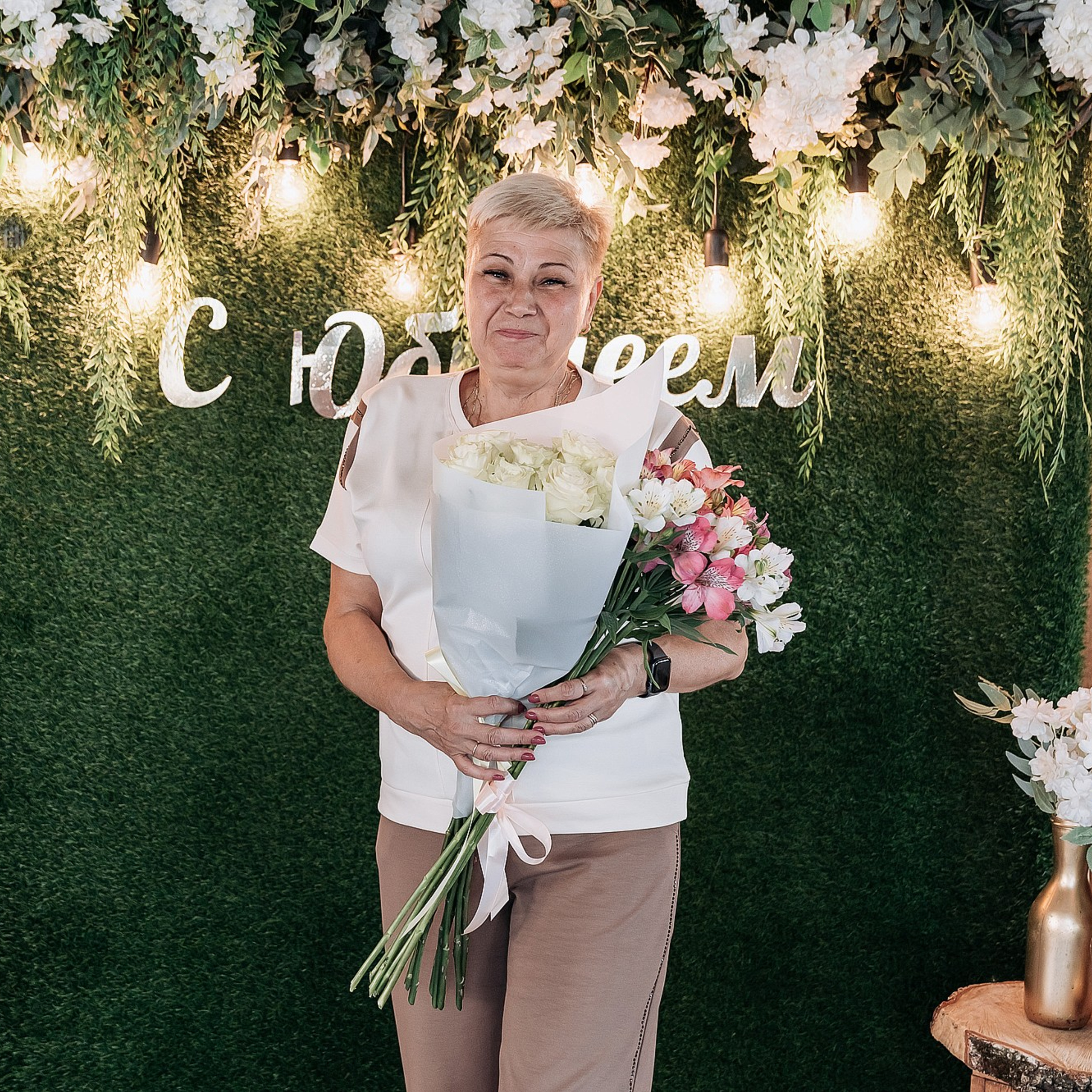 Юбилей Ирины в семейном кругу