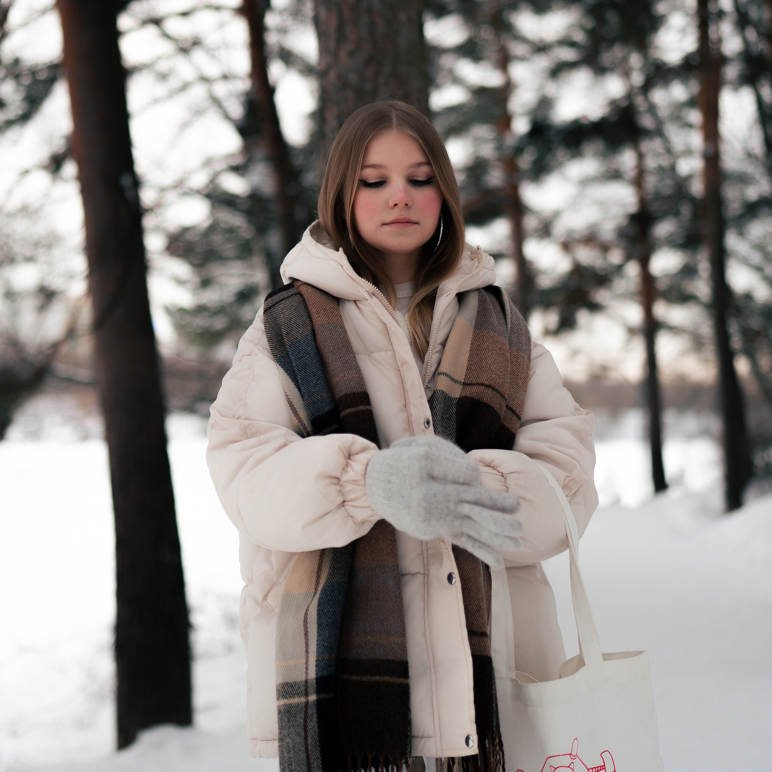 Прогулка в зимнем лесу