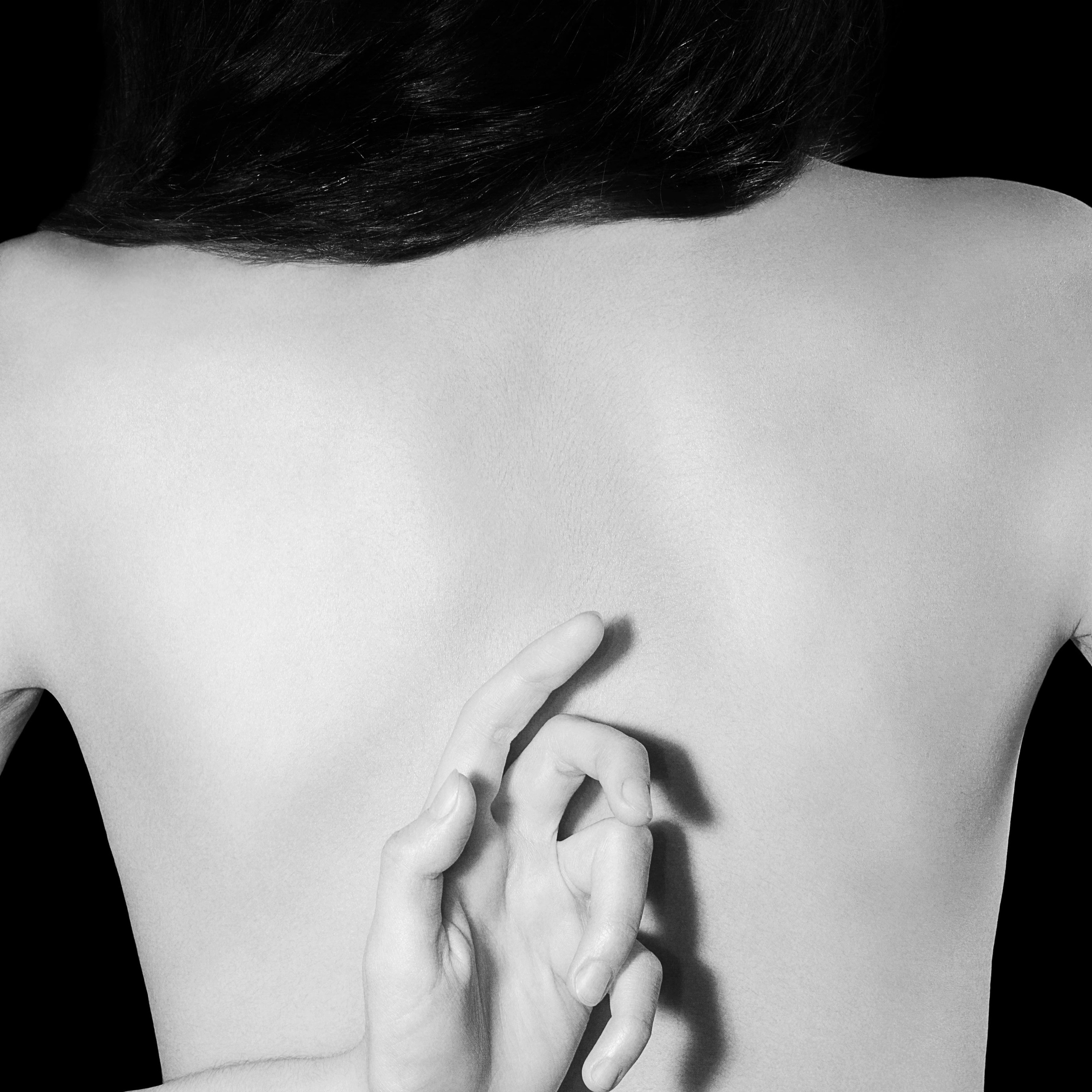 The nude body in artistic black and white photography