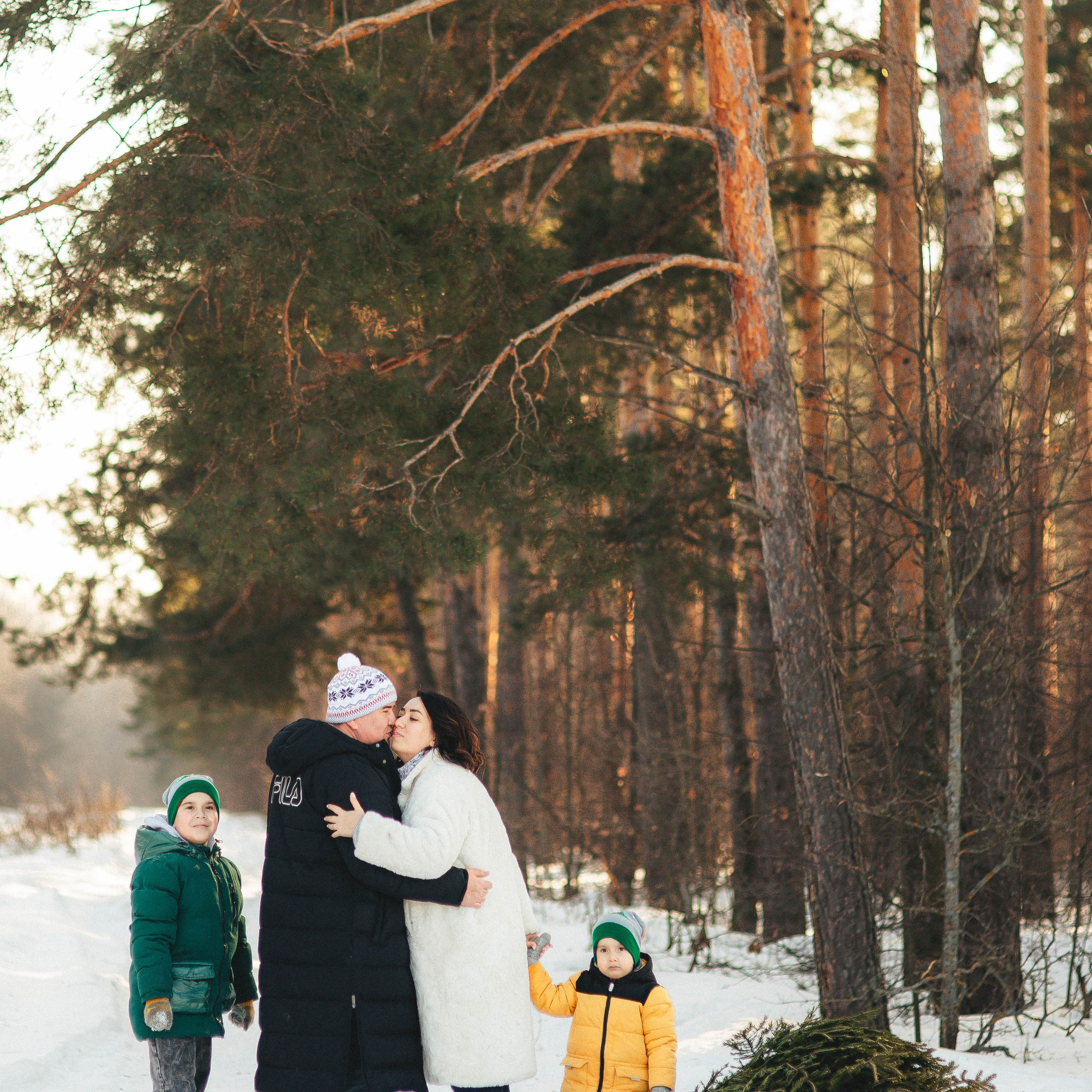 Семья. Фотограф в Москве и на зимнем Байкале