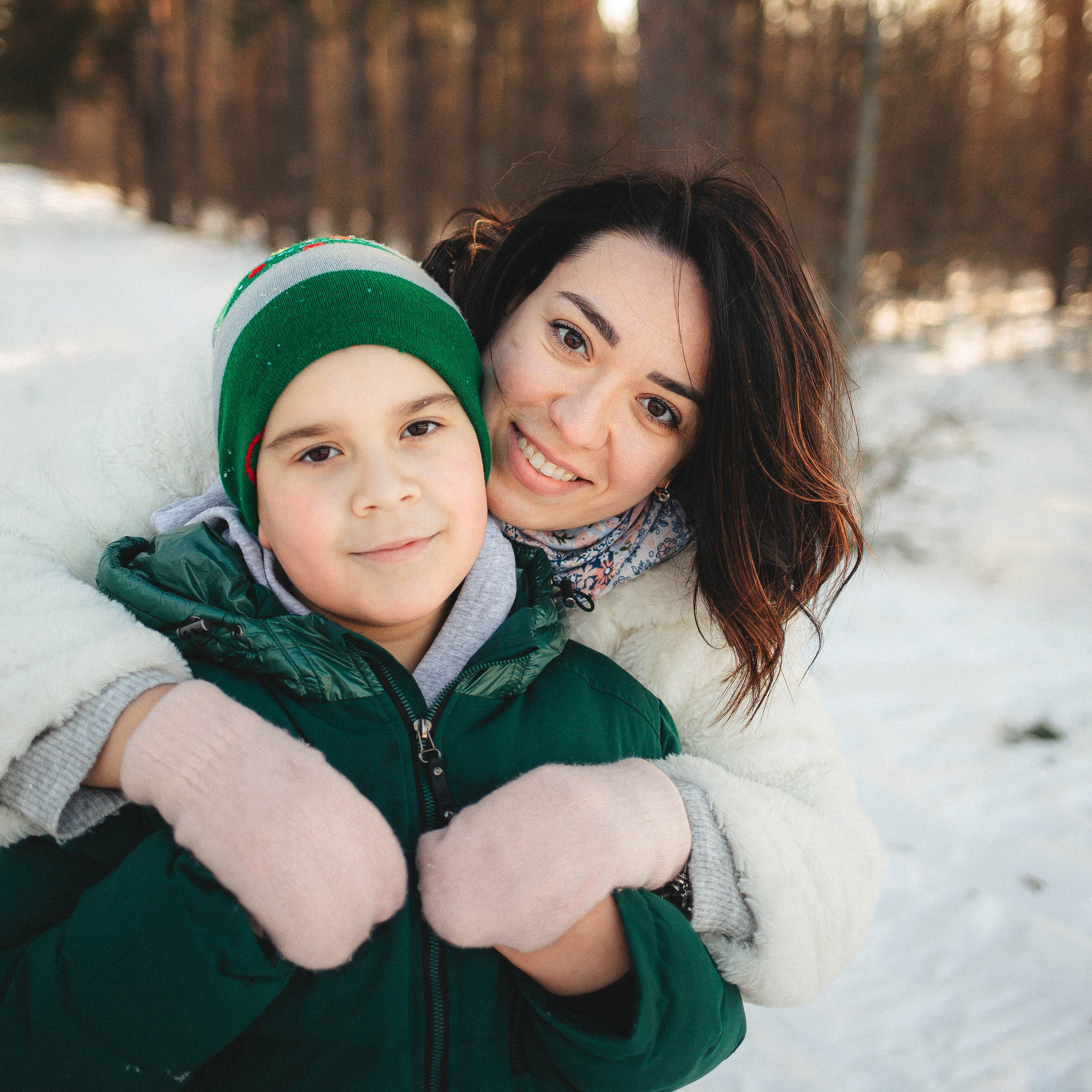Семья. Фотограф в Москве и на зимнем Байкале